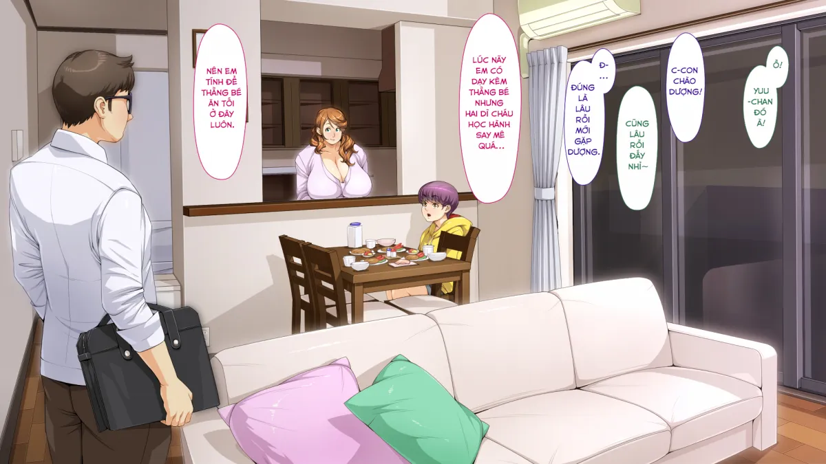 HentaiVN.net - Ảnh 3 - Oba-san to Boku no H na Obenkyou - Chap 9