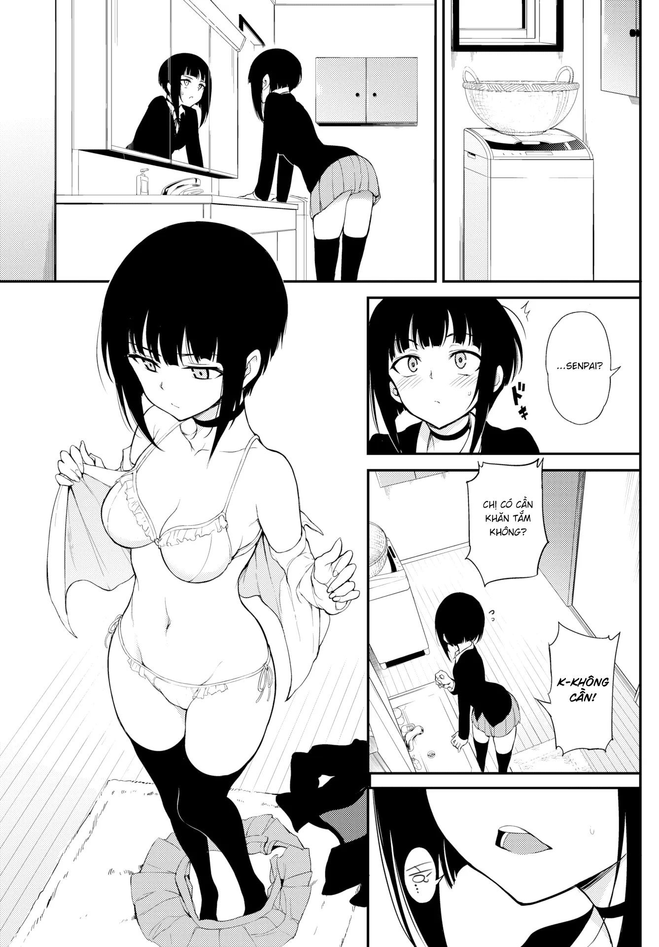 HentaiVN.net - Ảnh 3 - Senpai Lạnh Lùng ❤  - Chap 2