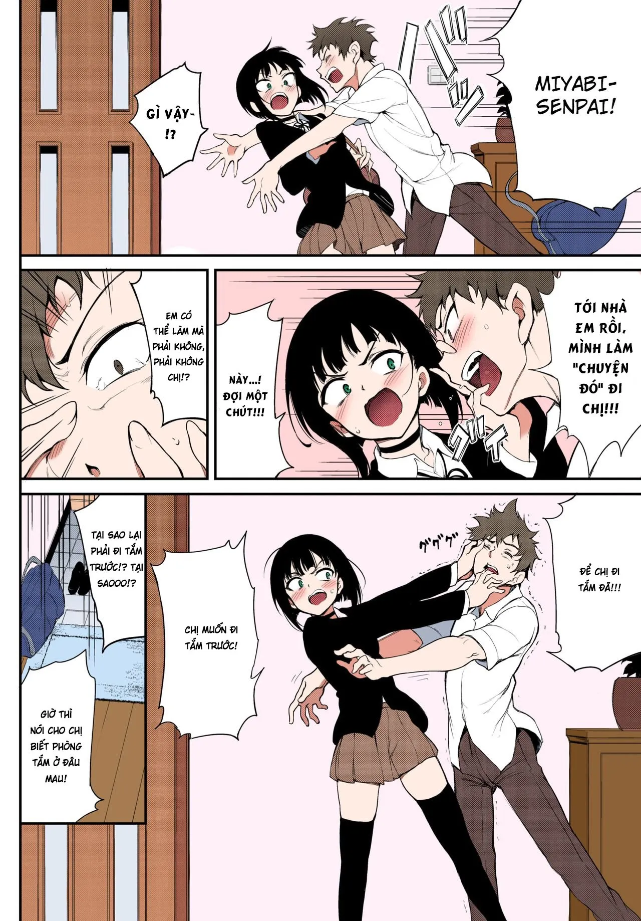 HentaiVN.net - Ảnh 3 - Senpai Lạnh Lùng ❤  - Chap 2 Full màu