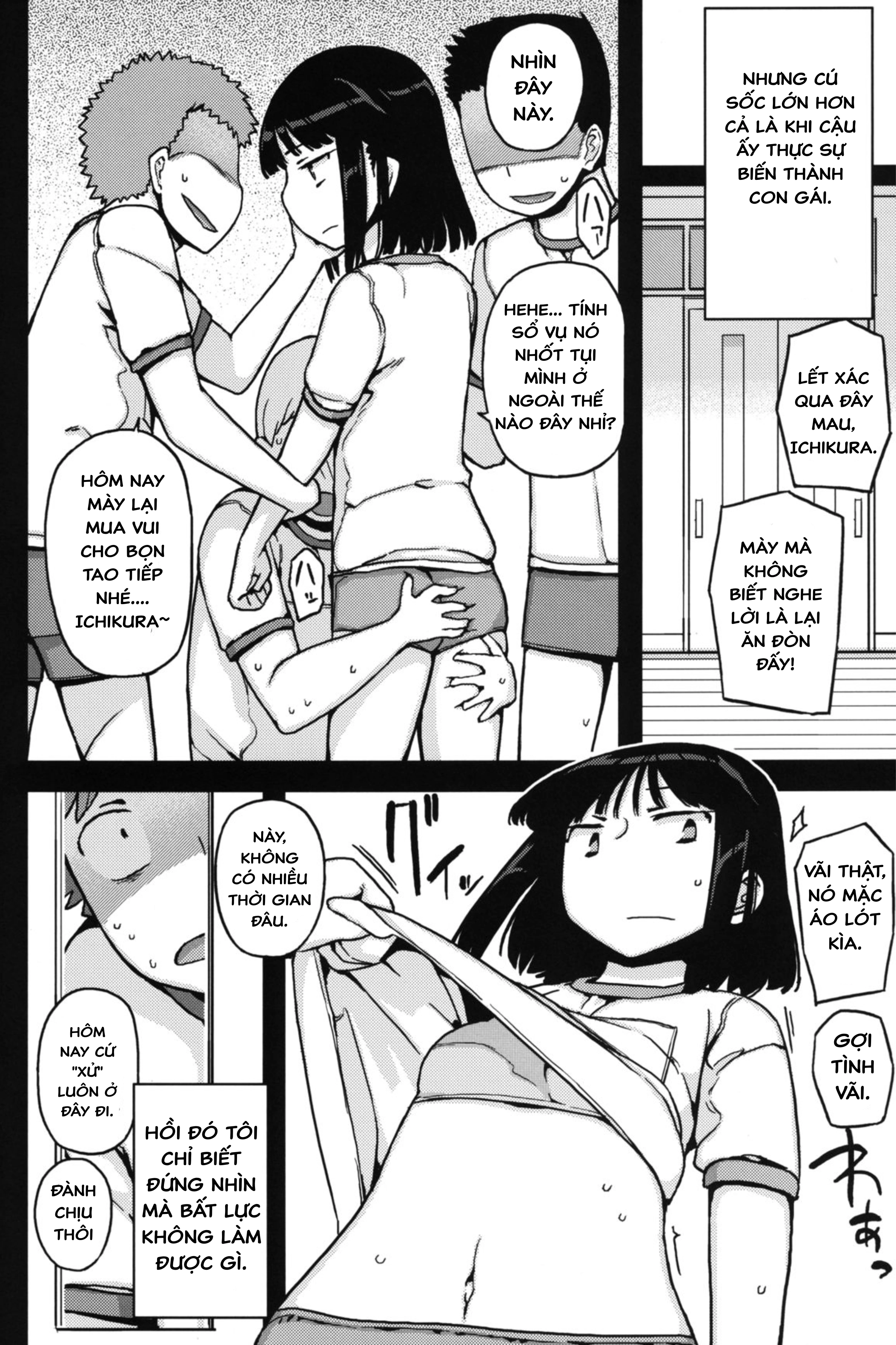 HentaiVN.net - Ảnh 4 - Nếu Anh Ấy Biến Thành Cô Ấy  - oneshot