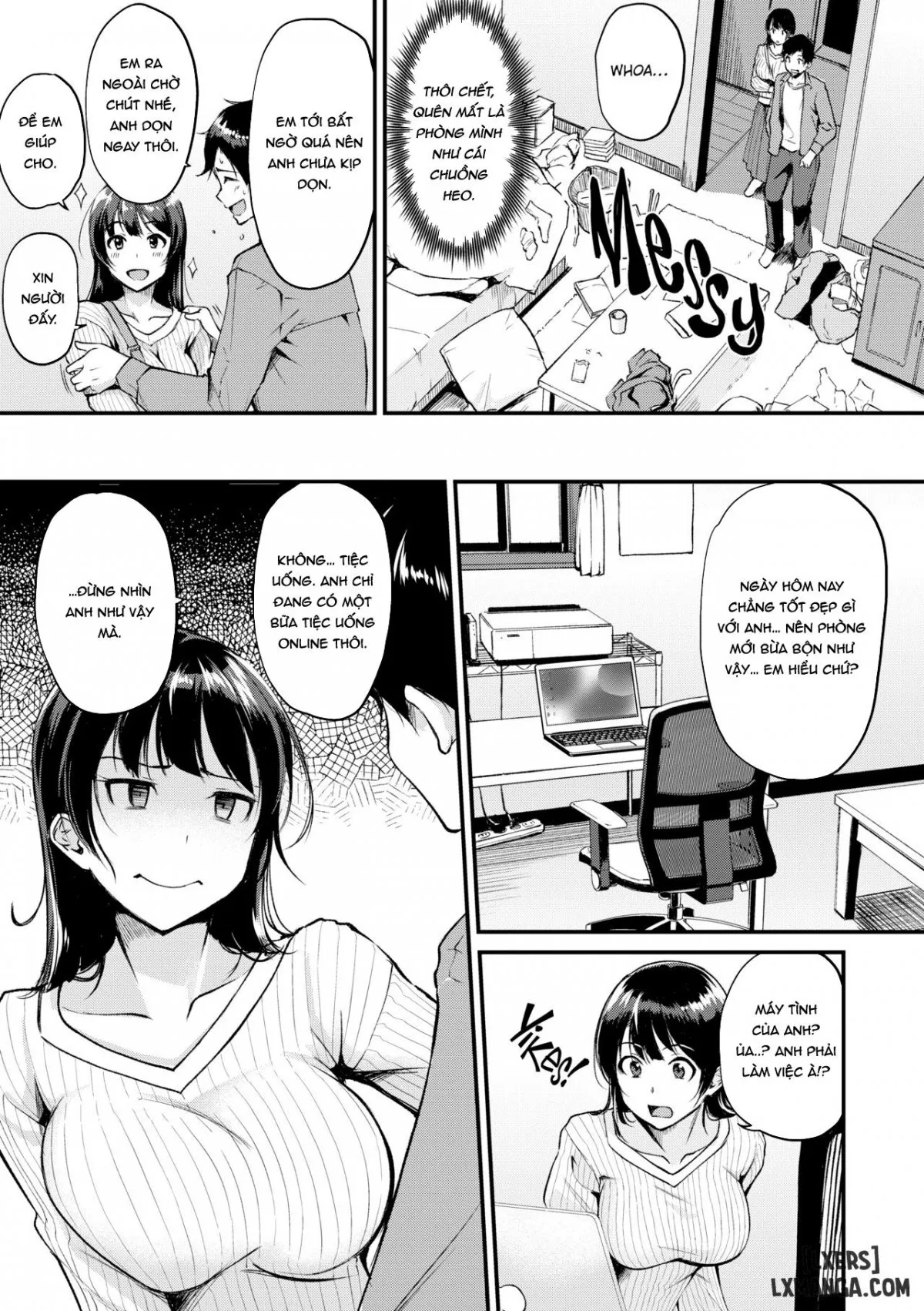 HentaiVN.net - Ảnh 3 - Fushidara Working - Chap 4 - Remote