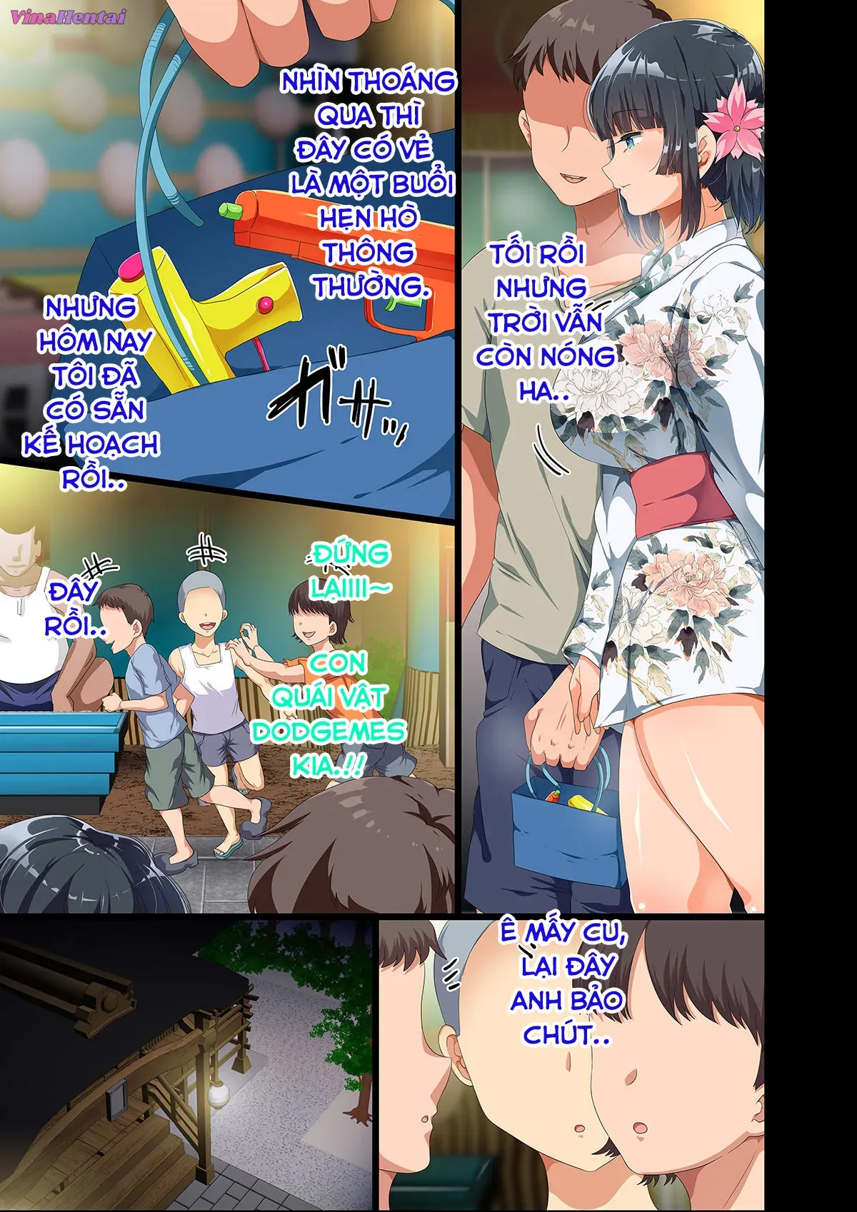 HentaiVN.net - Ảnh 3 - Kinjo Ni Hikkoshite Kita Muboubi Muteikou Kyonyuu Bishoujo Sumire-Chan Ni Yaritai Houdai Na Natsu - Chap 4