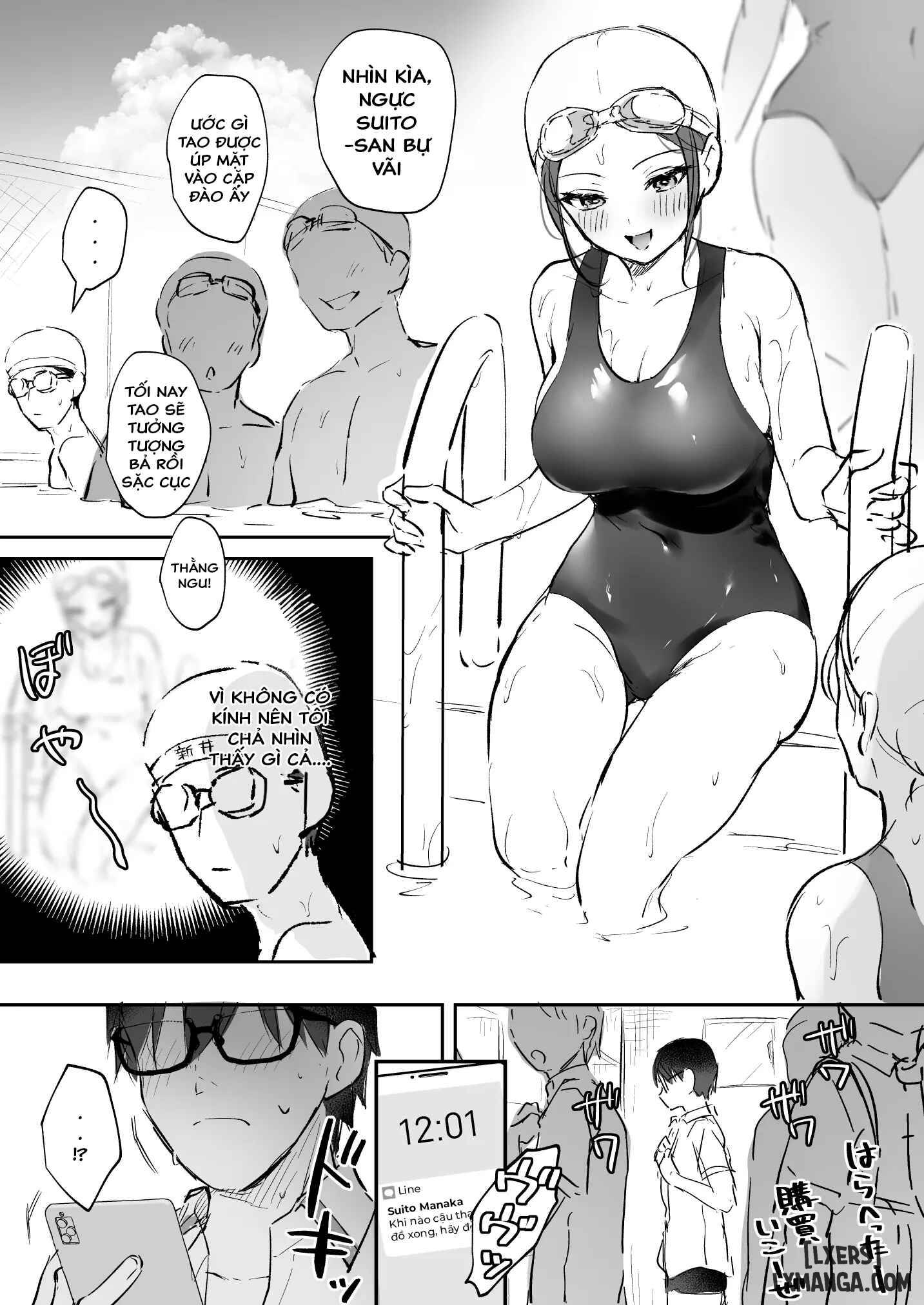 HentaiVN.net - Ảnh 3 - [Calm White (Mashiro Shirako)] C105 Omake Hon [Digital] [Vietnamese] [CHUNG TOI YEU GAI ANIME TRANSLATION] - CHƯƠNG 3 - SUITO-SAN'S SCHOOL SWIMSUIT