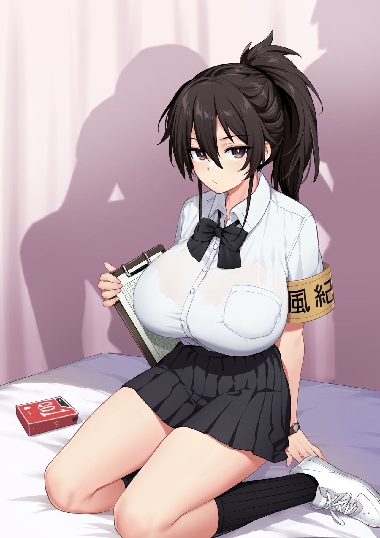 HentaiVN.net - Ảnh 4 - Atarashii Fuuki Iinchou wa Kyonyuu Sugiru Ken - Phần 1 - Full 4 chap