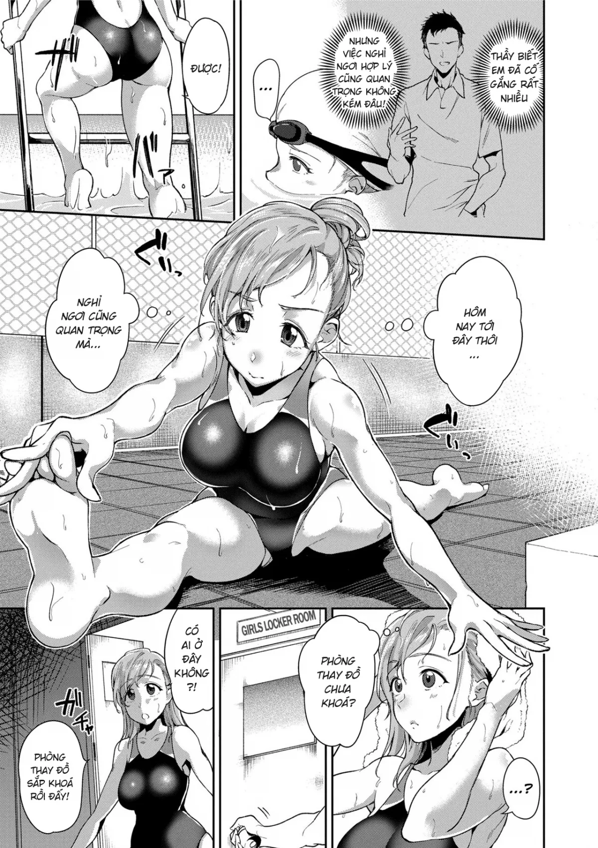 HentaiVN.net - Ảnh 3 - Ai ga Nakutemo Ecchi wa Dekiru! - Chap 6 : Huấn luyện viên cuồng đồ tắm