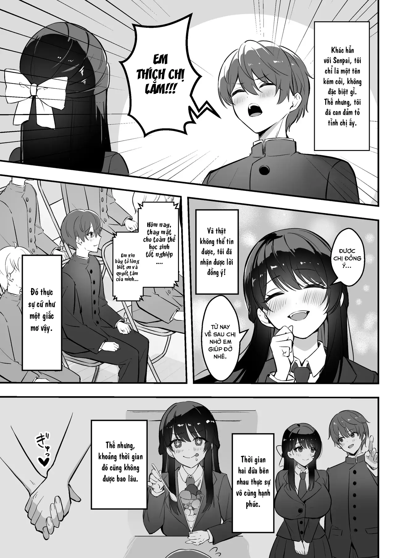 HentaiVN.net - Ảnh 4 - Yêu xa, tôi tự hào về cô bạn gái lớn tuổi hơn mình - Oneshot