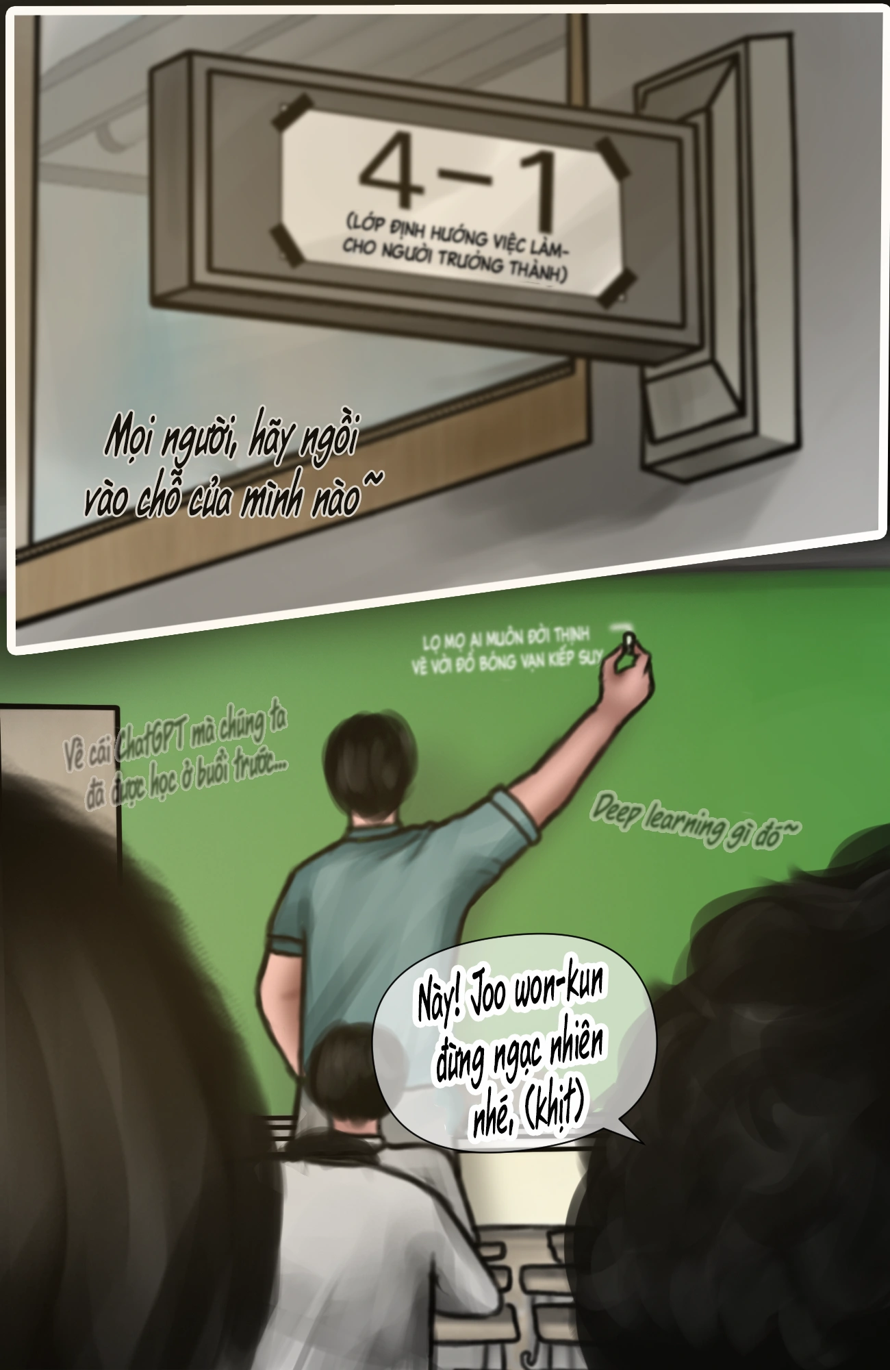 HentaiVN.net - Ảnh 3 - Gái Du Côn X Wibu Đụt Cận Trĩ - Chap 2