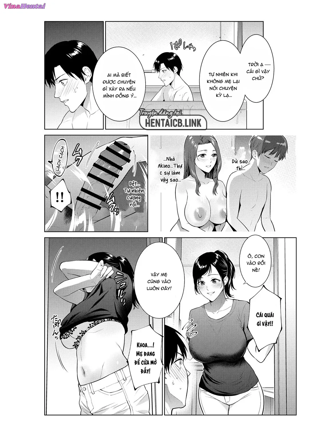 HentaiVN.net - Ảnh 3 - Cuộc sống dâm dục với mẹ bắt đầu từ nhà tắm - Oneshot