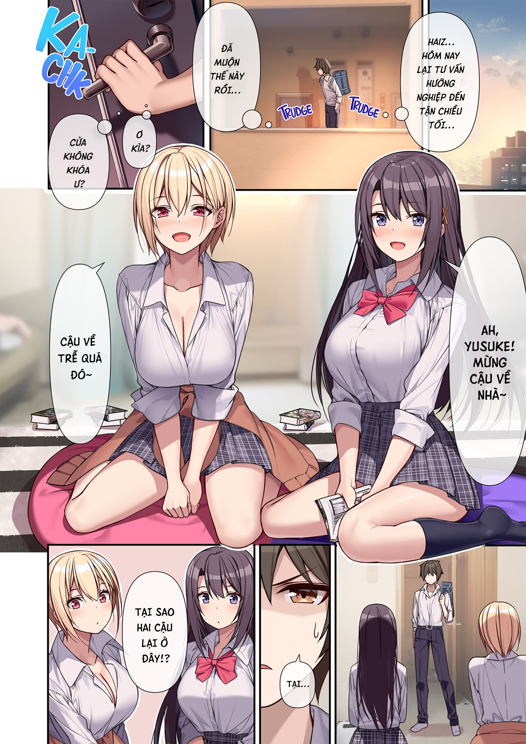HentaiVN.net - Ảnh 4 - Bạn gái luân phiên - Mối tình tay ba - Oneshot