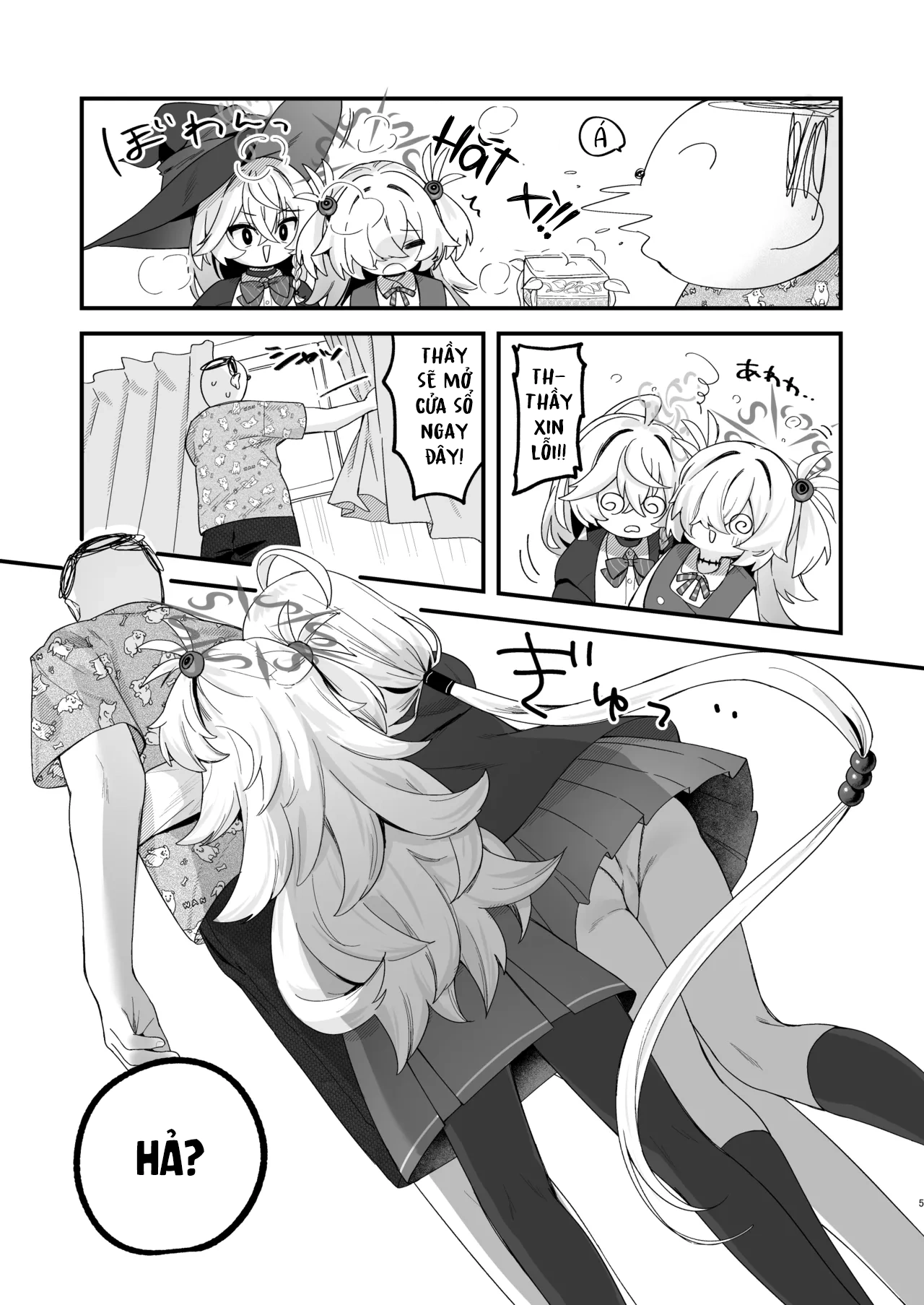 HentaiVN.net - Ảnh 4 - Lucky Occult ~Sensei và thứ bột ma thuật~ - One shot khô dái