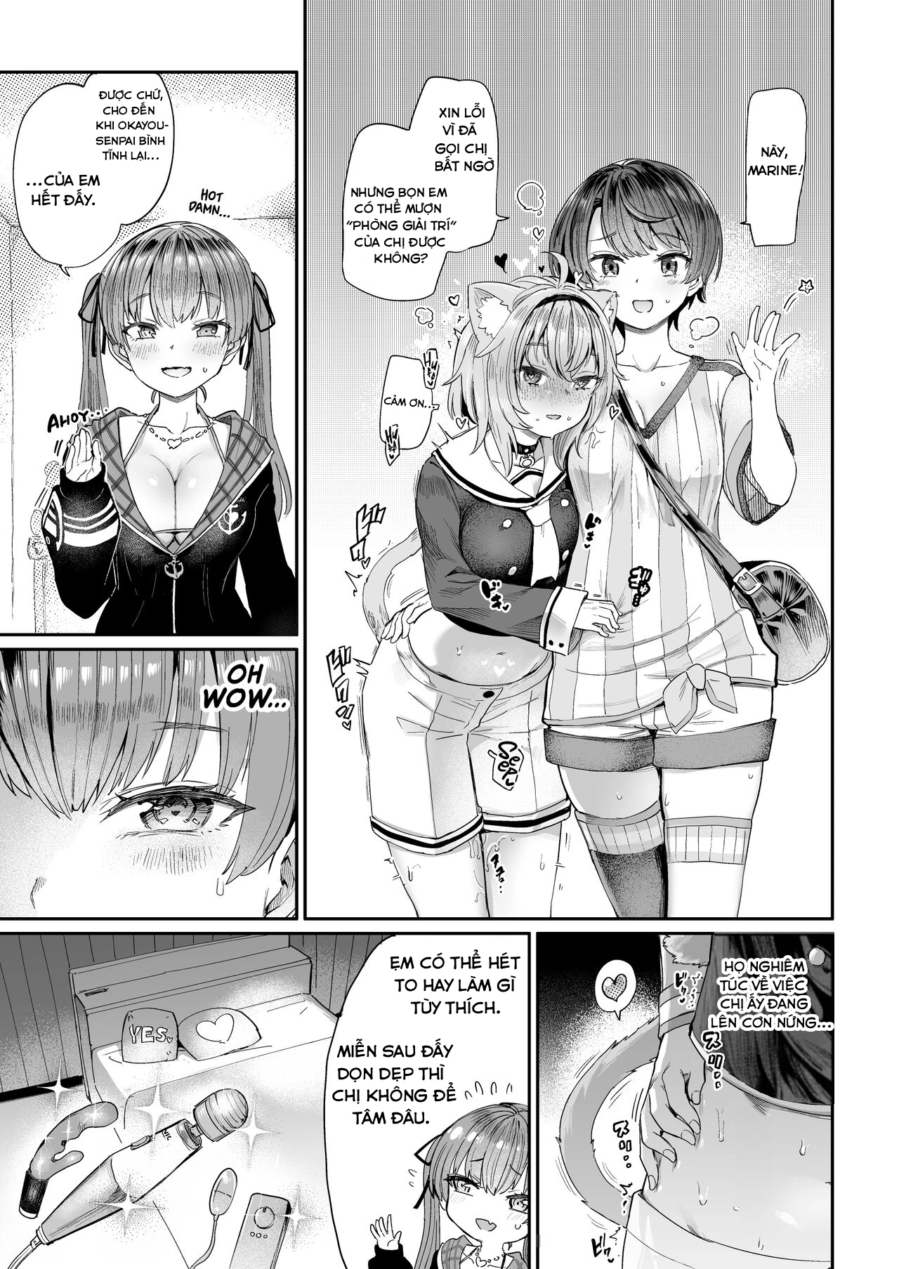 HentaiVN.net - Ảnh 4 - Super Estrus Danger Zone - oozora-subaru-x-nekomata-okayu