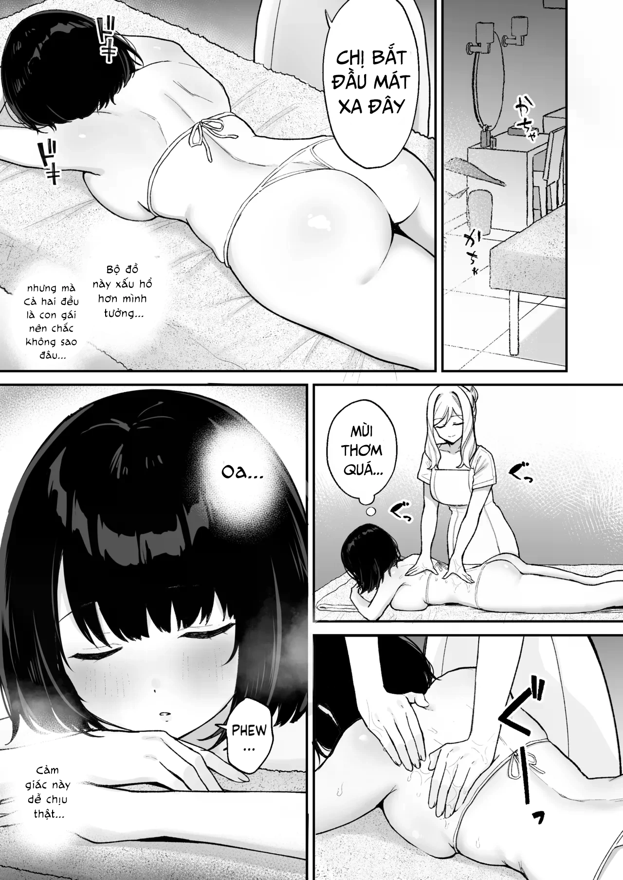HentaiVN.net - Ảnh 4 - Trải nghiệm khó quên với ở tiệm massage futa - Oneshot