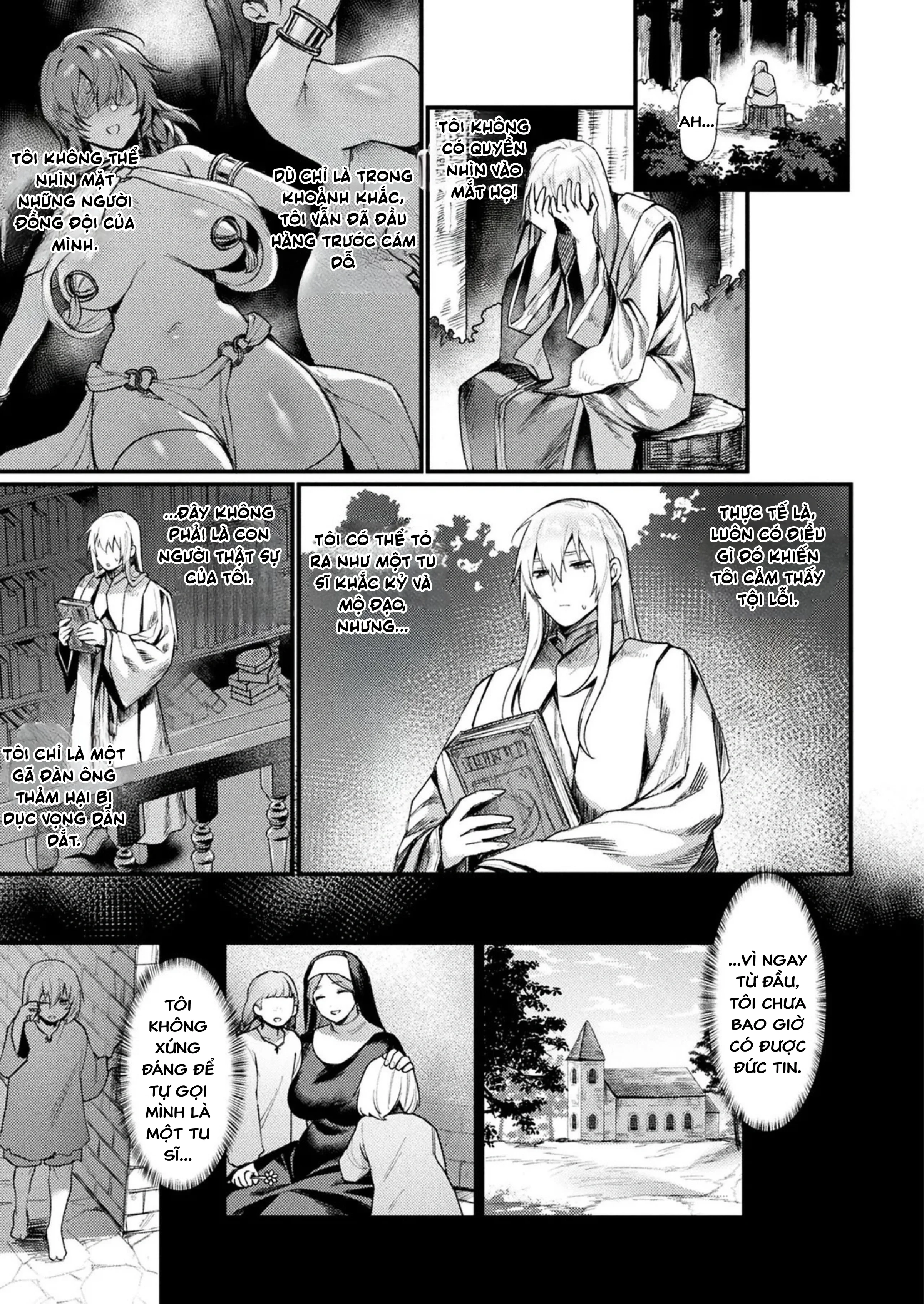 HentaiVN.net - Ảnh 4 - CHUYỆN VỀ NHỮNG  CA NỮ TÍNH HÓA QUÁI DỊ~MẬT THÁM~ - Chap 3 - TU SĨ