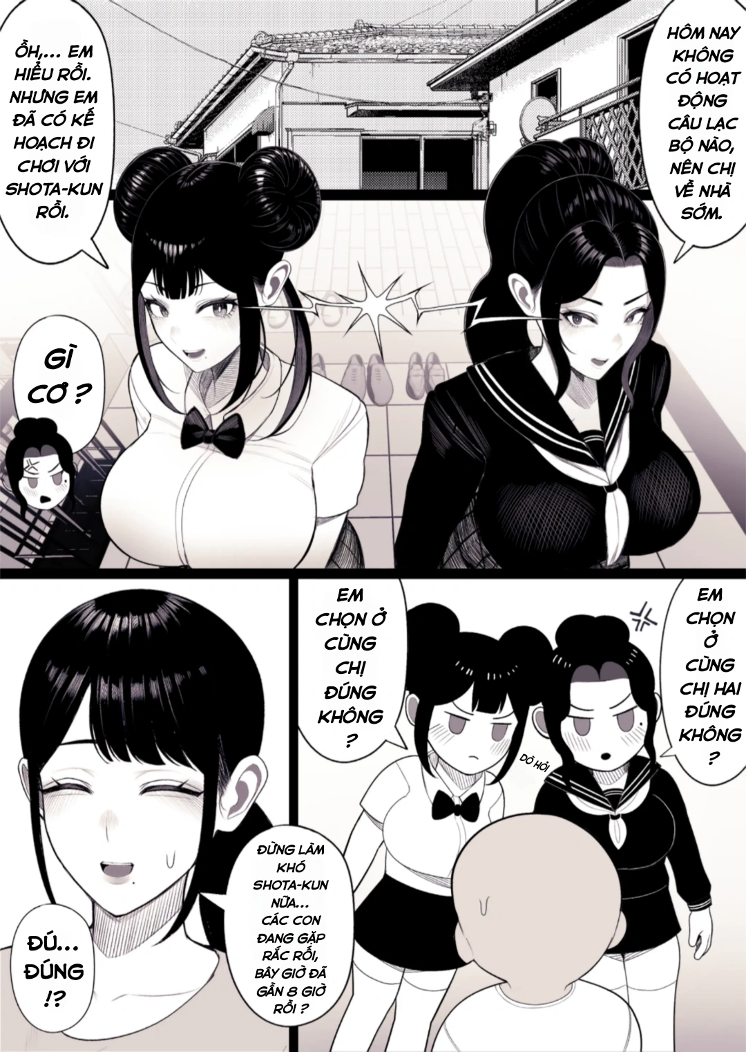 HentaiVN.net - Ảnh 3 - Gia đình đắm chìm vào dục vọng - Chap 3