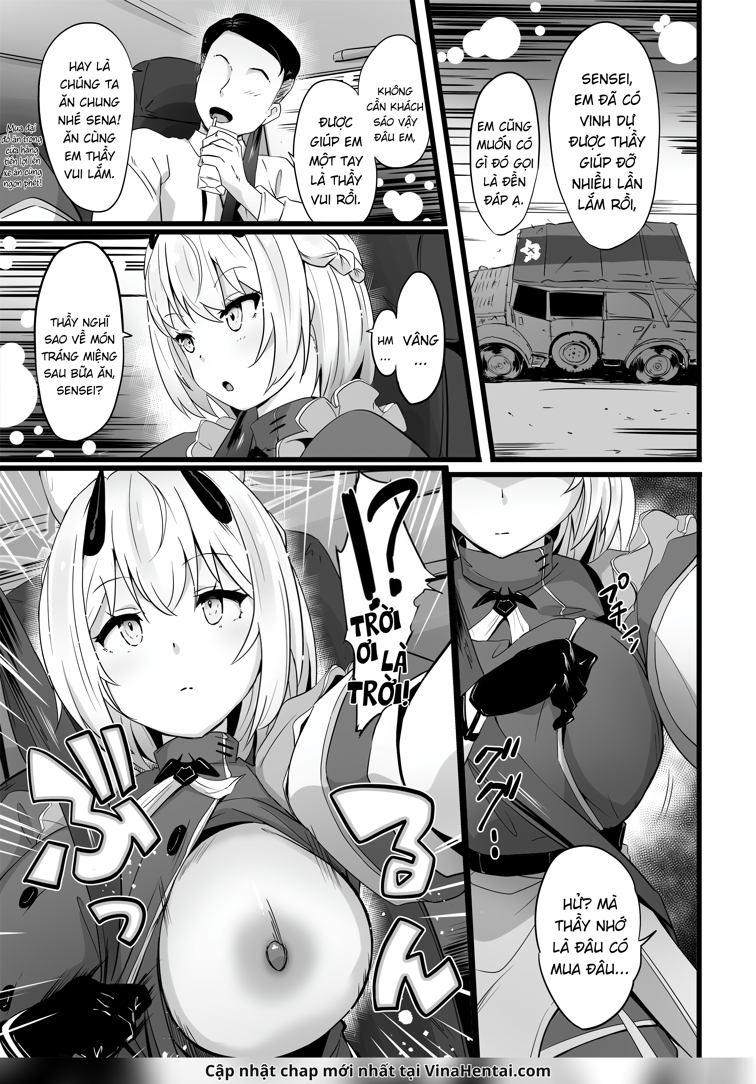 HentaiVN.net - Ảnh 4 - Sena đi chơi xa trên con xe ba ga "Horch 108" - Chap 1
