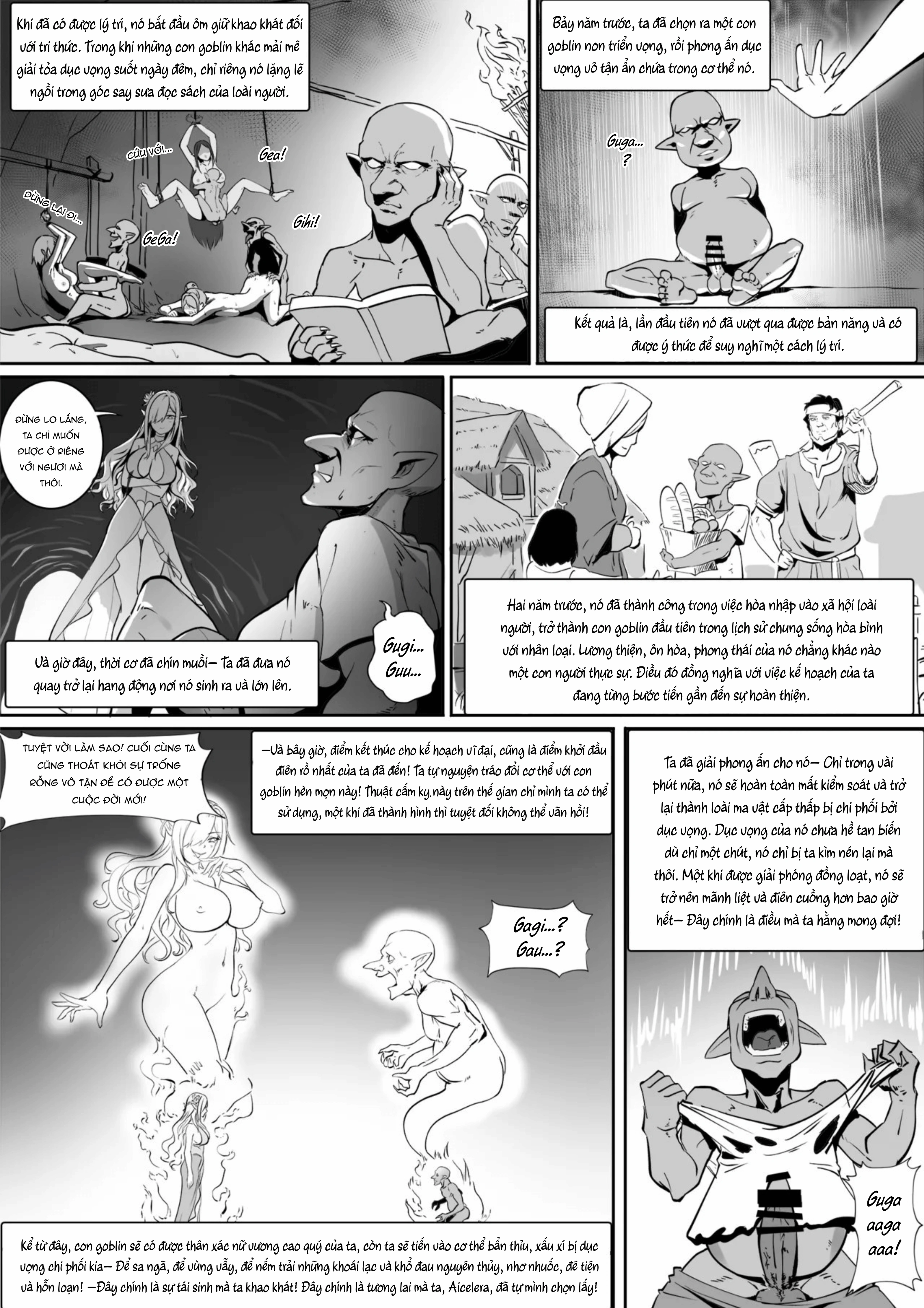 HentaiVN.net - Ảnh 5 - Sự đọa lạc của Nữ vương tộc Elf - oneshot