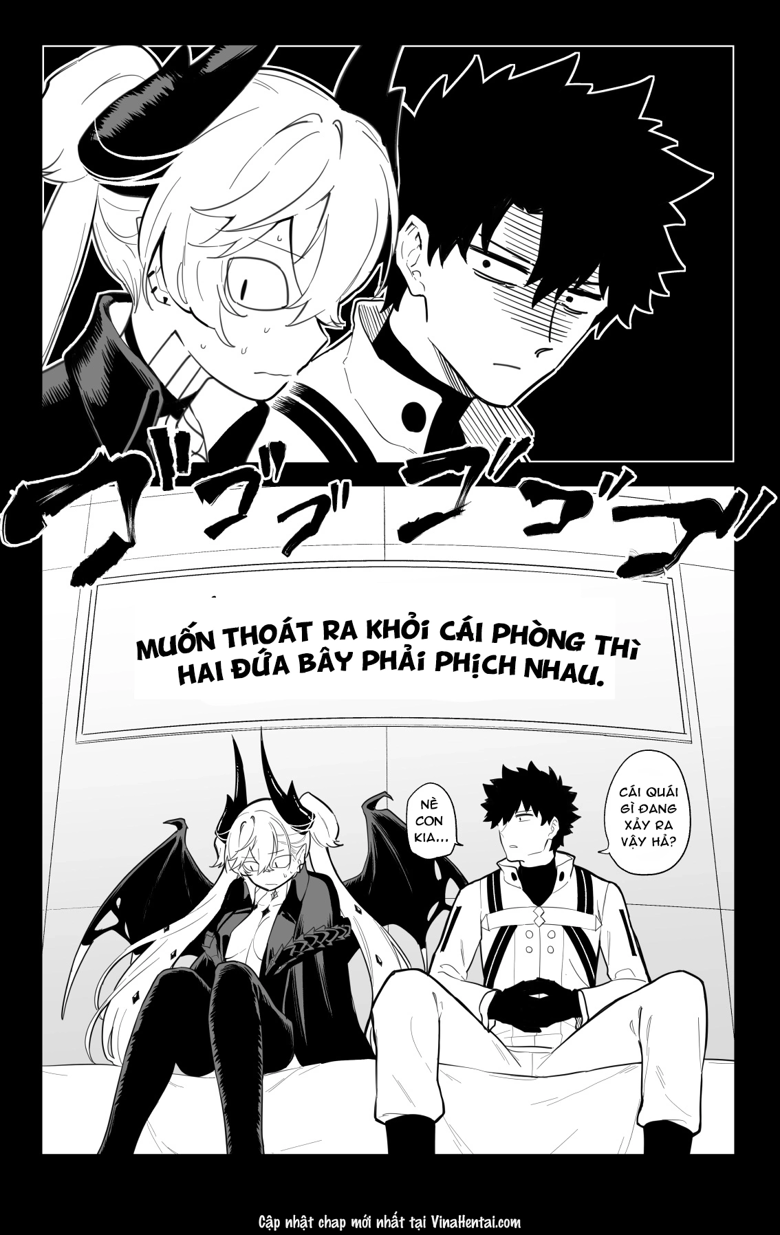 HentaiVN.net - Ảnh 4 - The Room That You Can't Get Out Until You - chap 1