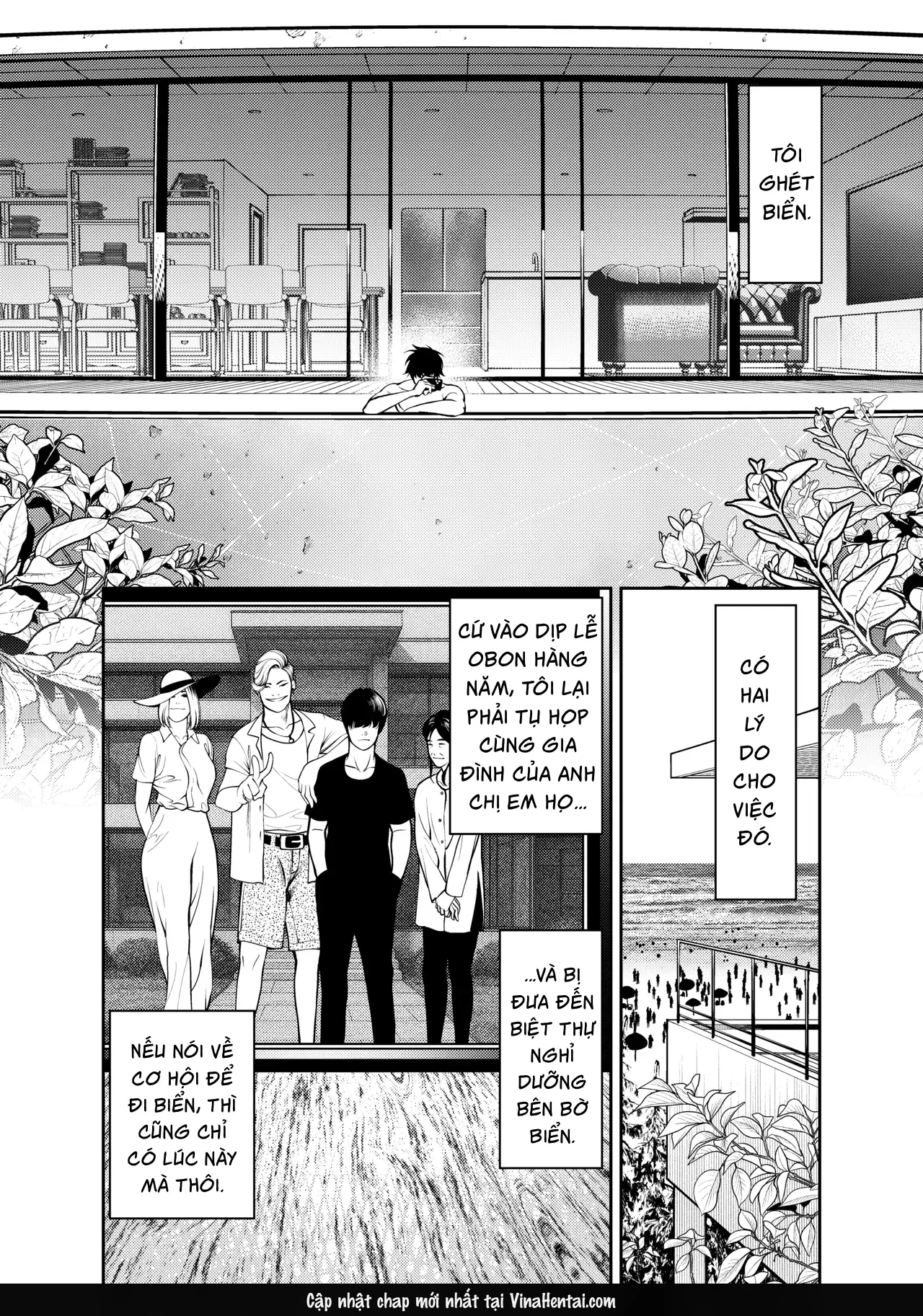 HentaiVN.net - Ảnh 4 - Ở nhà nghỉ bãi biển cùng dì - Oneshot