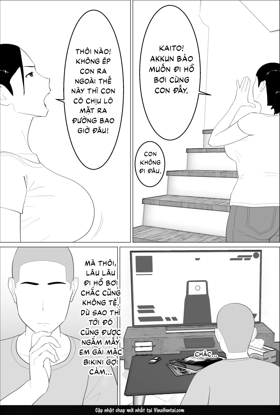 HentaiVN.net - Ảnh 4 - Kaa-san ga Shikoi nante - Chap 1