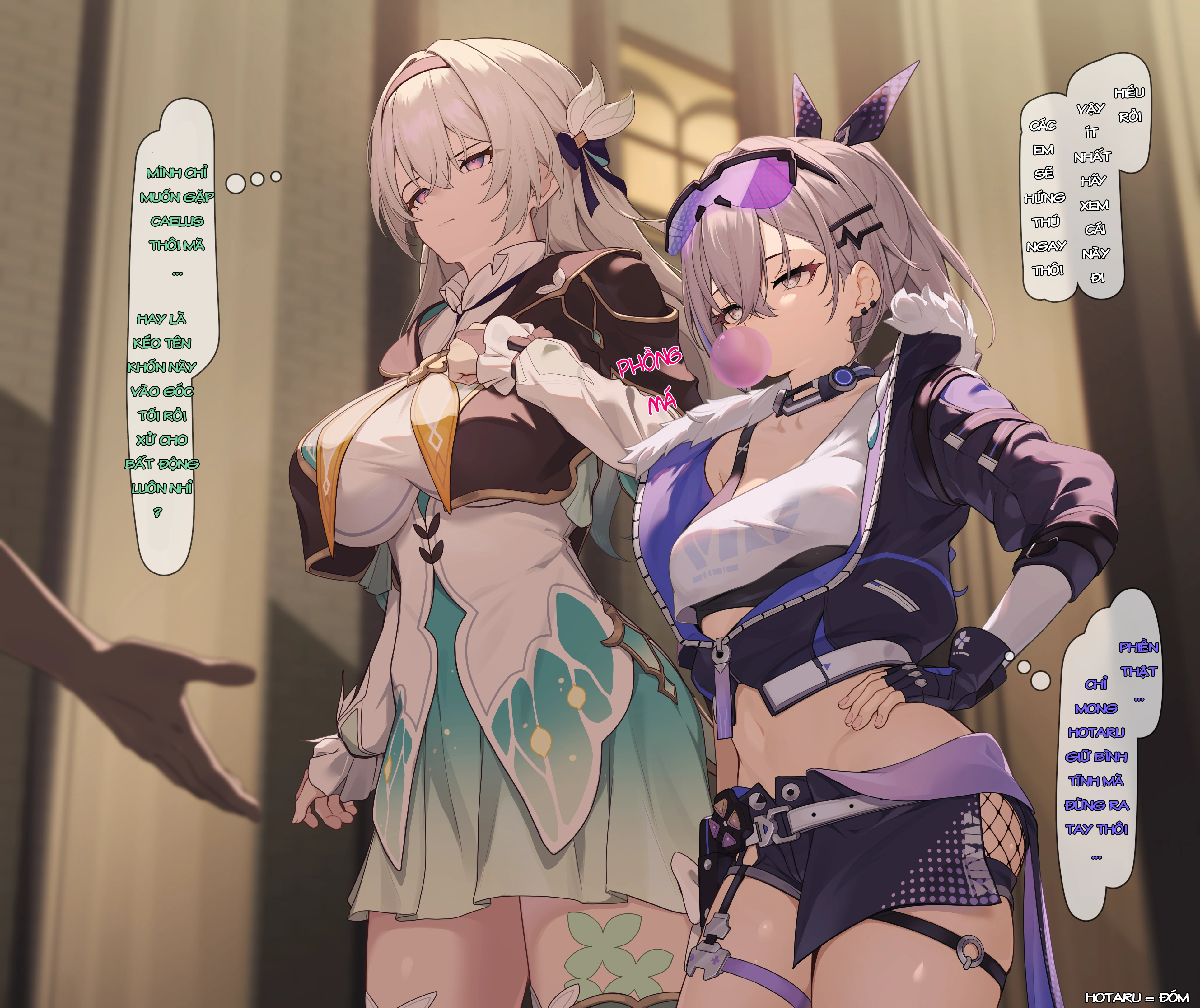 HentaiVN.net - Ảnh 3 - Thôi miên và NTR em Firefly và Silver Wolf~ - Oneshot
