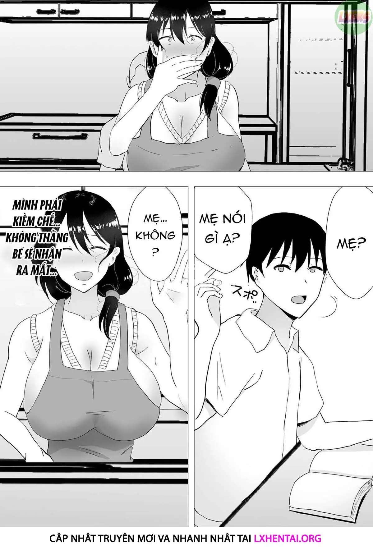 HentaiVN.net - Ảnh 30 - TomoKano Kaa-chan~ Daisuki na Ore no Hahaoya wa Aho na Shinyuu no Kanojo~ [My Mom Is My Friend's Girlfriend] - Chap 2