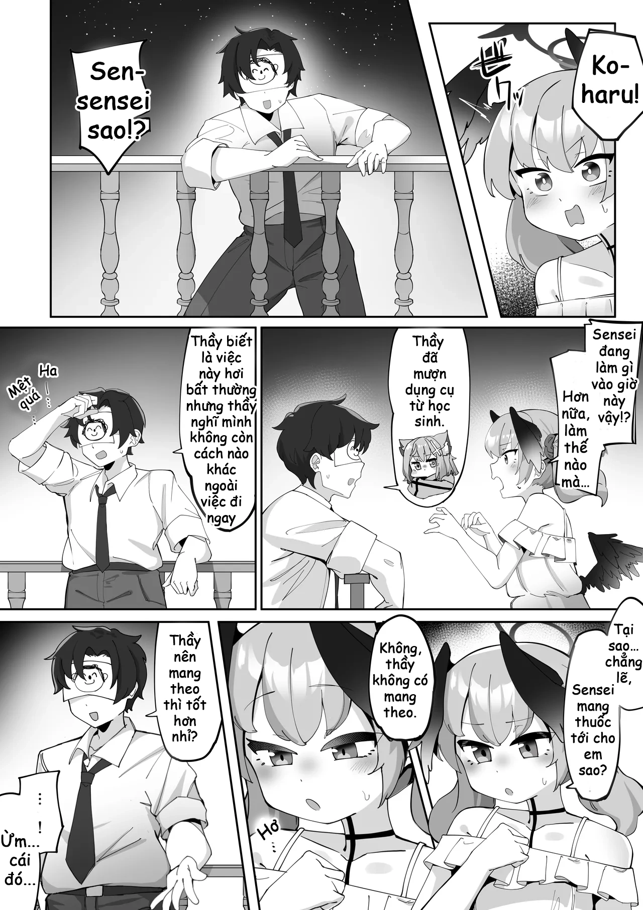 HentaiVN.net - Ảnh 31 - Futanari Koharu-chan vs Hanako-chan Manga - Chap 3