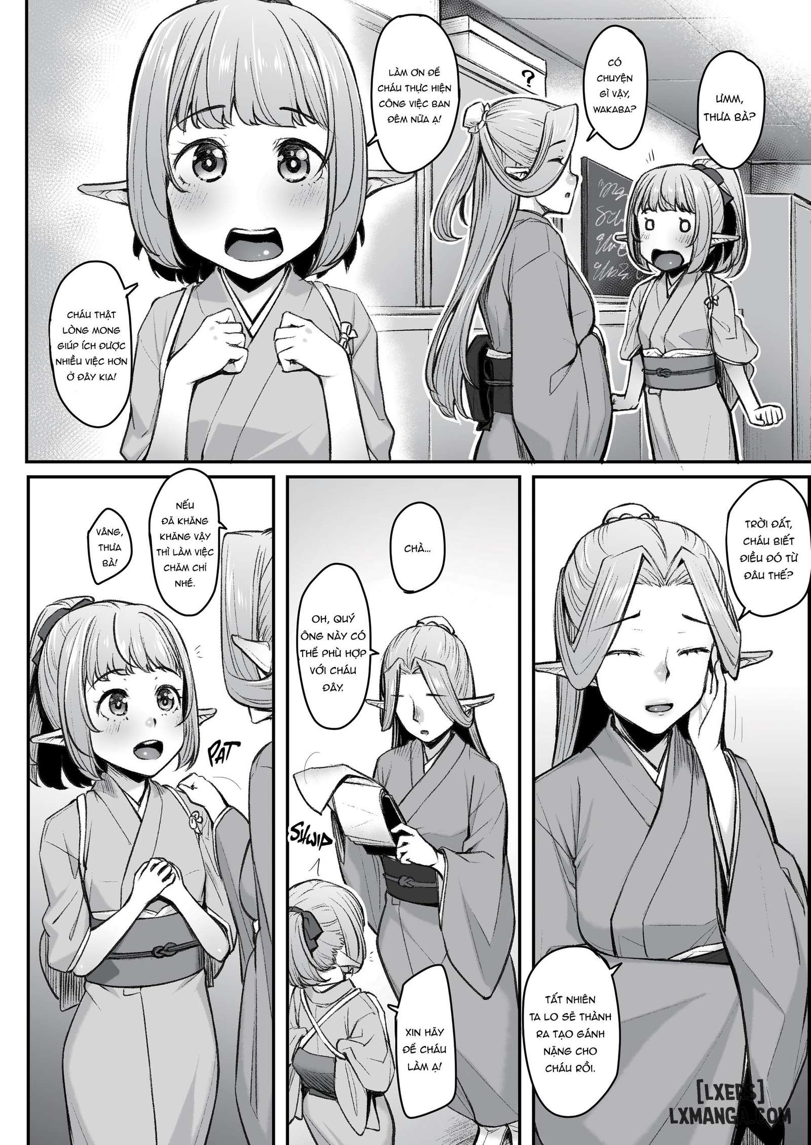 HentaiVN.net - Ảnh 30 - Elven Massage + Wakaba's First Customer - Oneshot