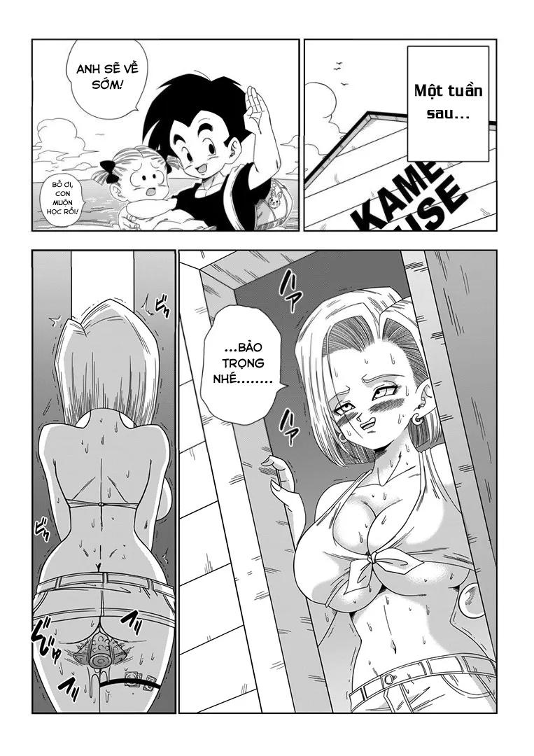 HentaiVN.net - Ảnh 30 - Android 18 sa đọa [Màu + Không che] [Android n18 VS Kamesennin (Dragon Ball)] - Oneshot [Không che]
