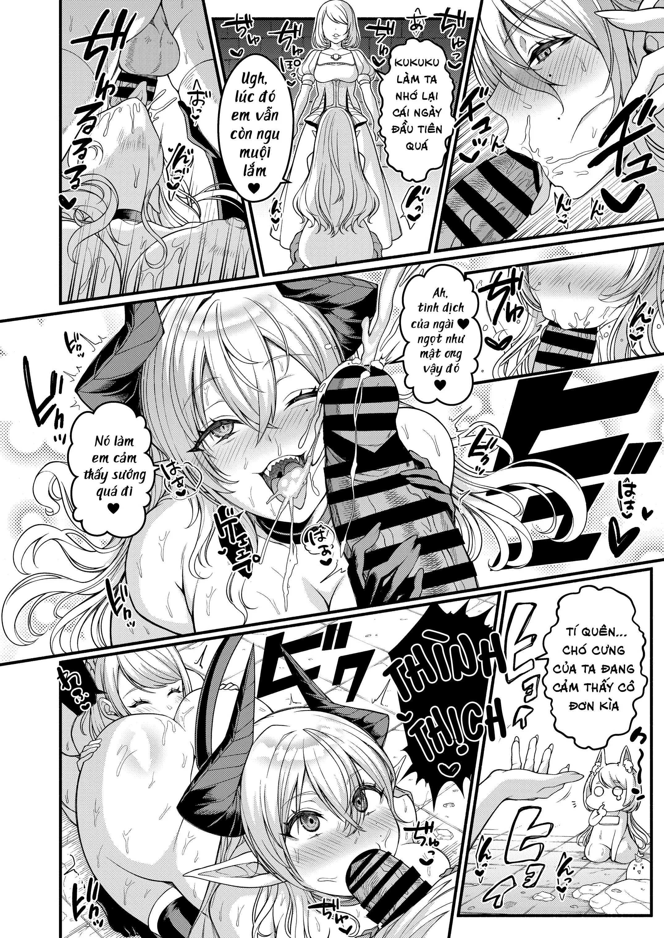 HentaiVN.net - Ảnh 29 - Thánh Kiếm Của Vương Quốc Sa Ngã Thành Succubus - Một Bắn