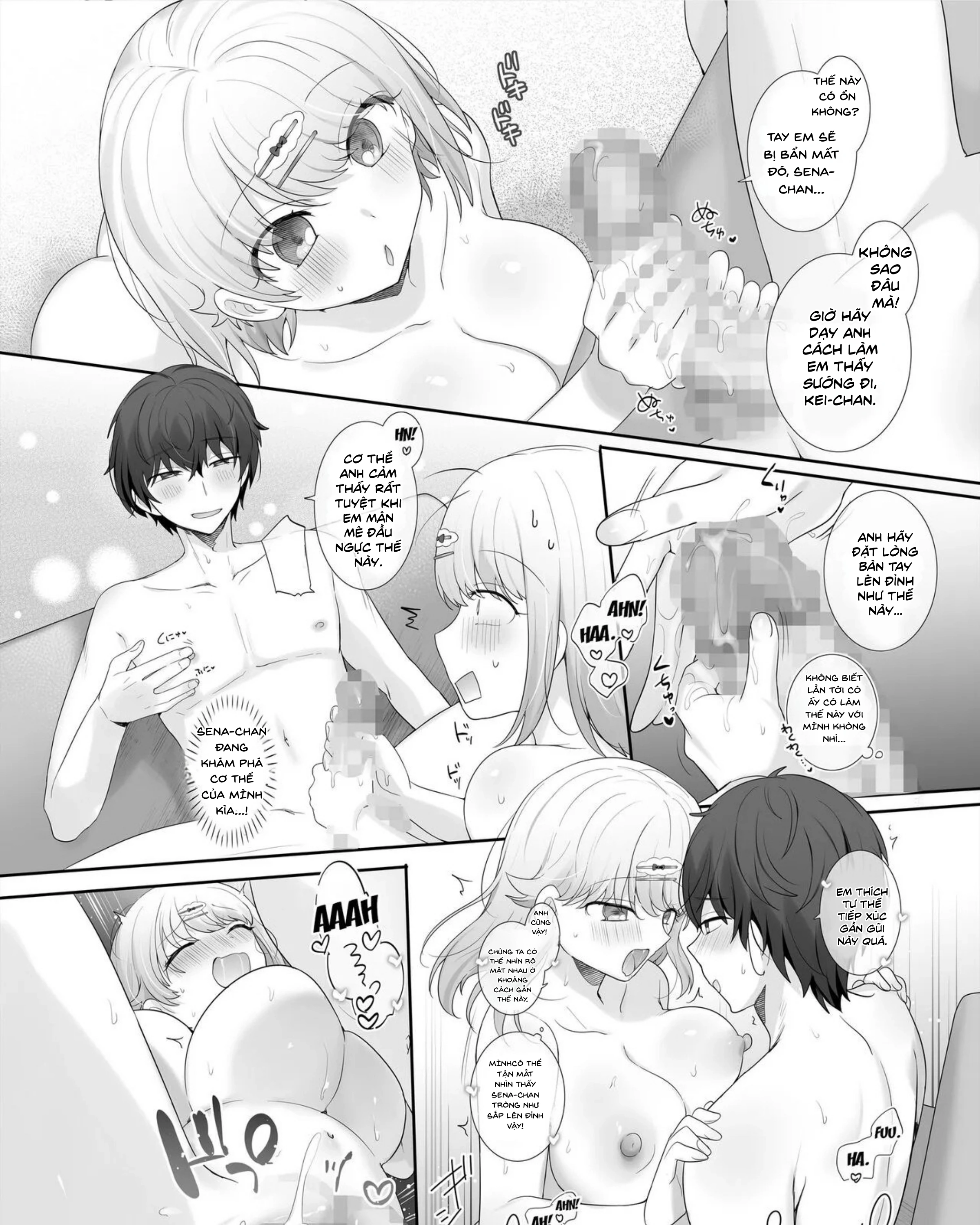 HentaiVN.net - Ảnh 62 - Những chỗ khiến cô ấy cảm thấy sung sướng - oneshot