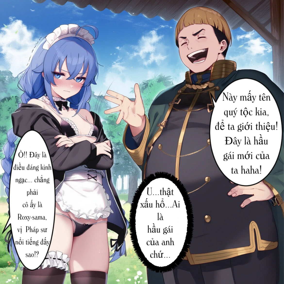 HentaiVN.net - Ảnh 32 - Mushoku Tensei – Ngày Roxy trở thành nô lệ tình dục của Pax - chương 2 (full)