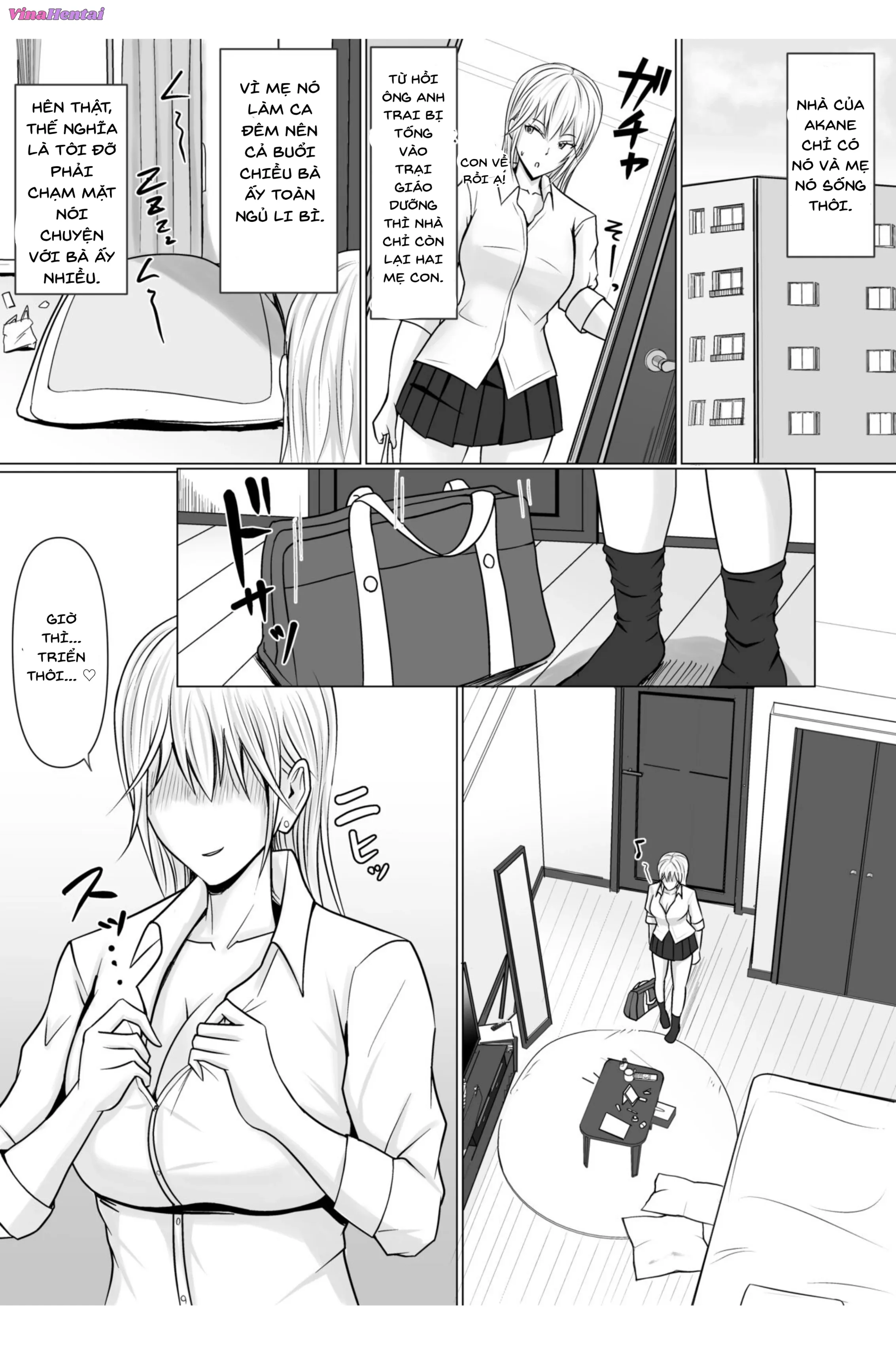 HentaiVN.net - Ảnh 32 - Tôi Nhập Hồn Vào Cô Nàng Yankee (Đầu Gấu) Trong Lớp - Chap 1