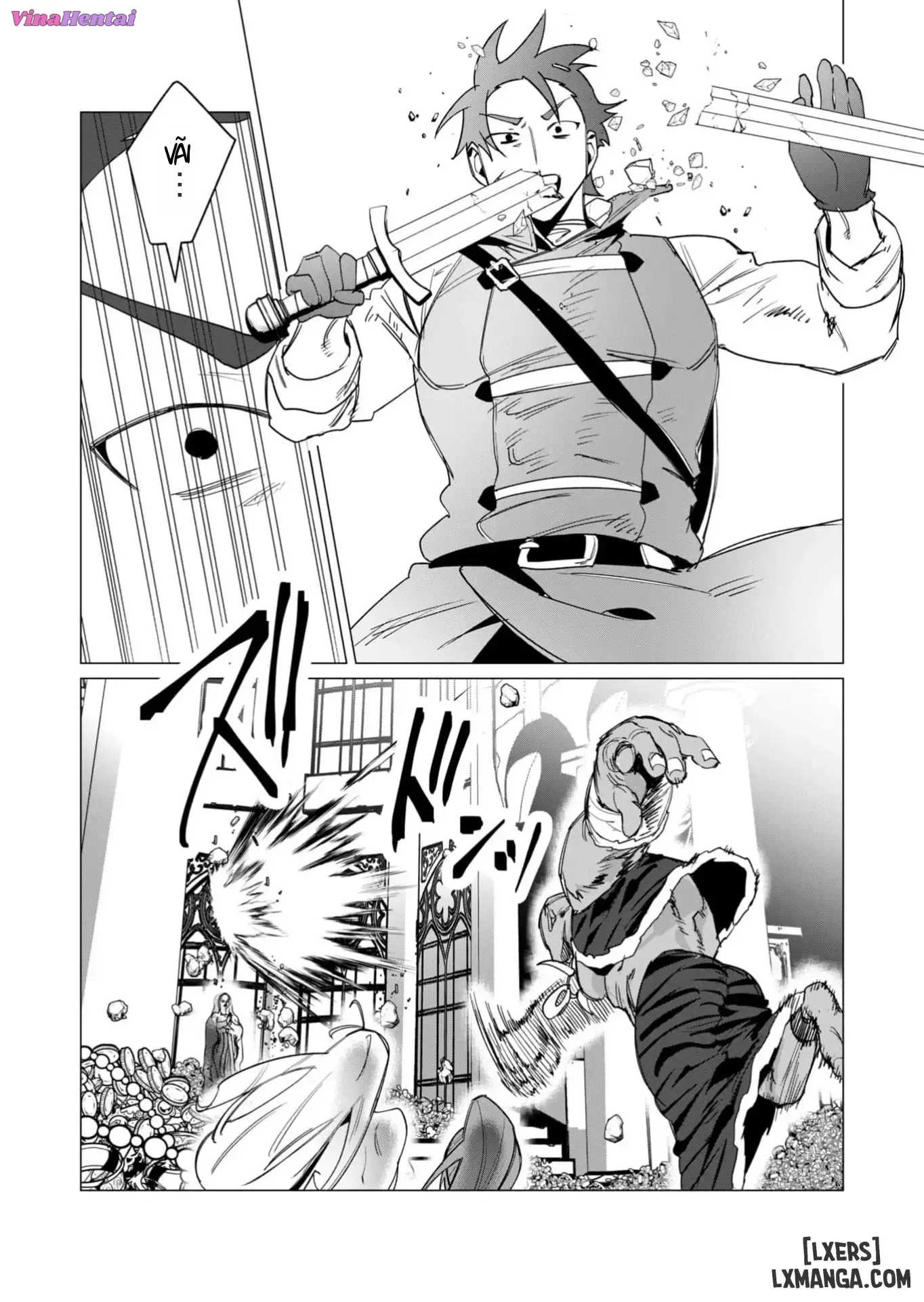 HentaiVN.net - Ảnh 29 - Vị Anh Hùng Muốn “Vợ Người Ta” Làm Phần Thưởng - Chap 12 : Dũng Sĩ x Nữ Hiệp Sĩ x Orc King(Phần 3)