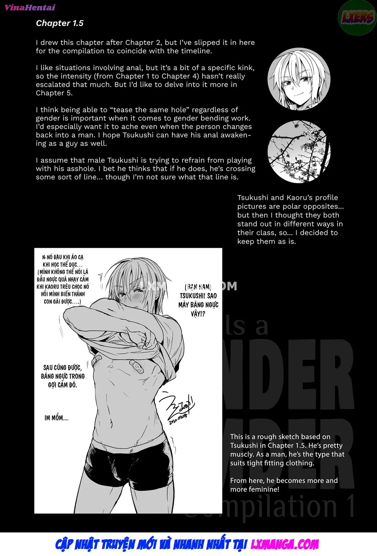 HentaiVN.net - Ảnh 31 - Ore No Shinyuu Wa TS (Seitenka) Taishitsu - Chap 1.5