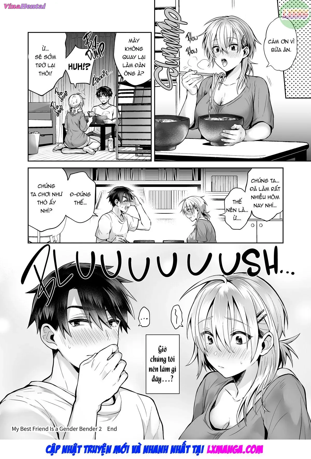 HentaiVN.net - Ảnh 31 - Ore No Shinyuu Wa TS (Seitenka) Taishitsu - Chap 2