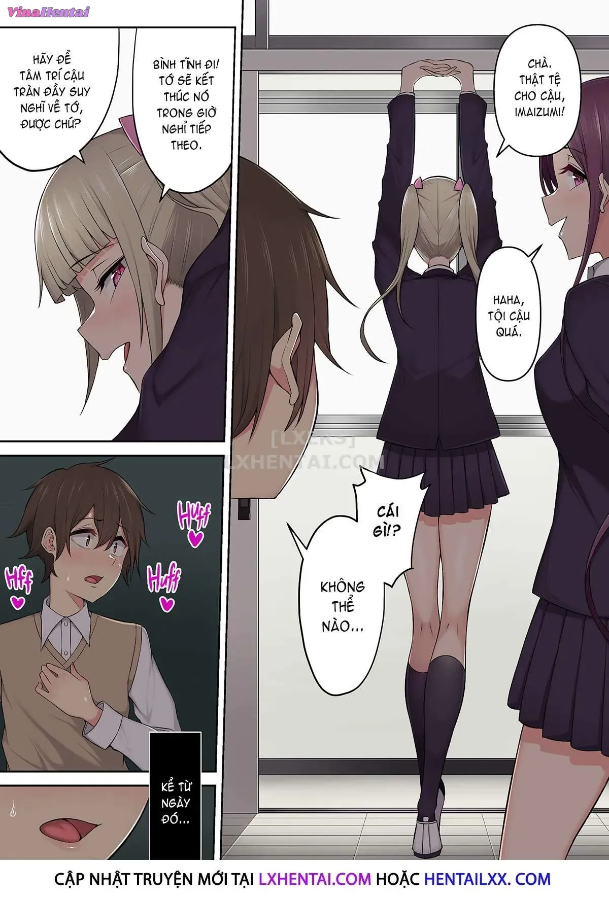 HentaiVN.net - Ảnh 31 - Imaizumi đưa cả bầy Gyaru về nhà mình - Chap 3