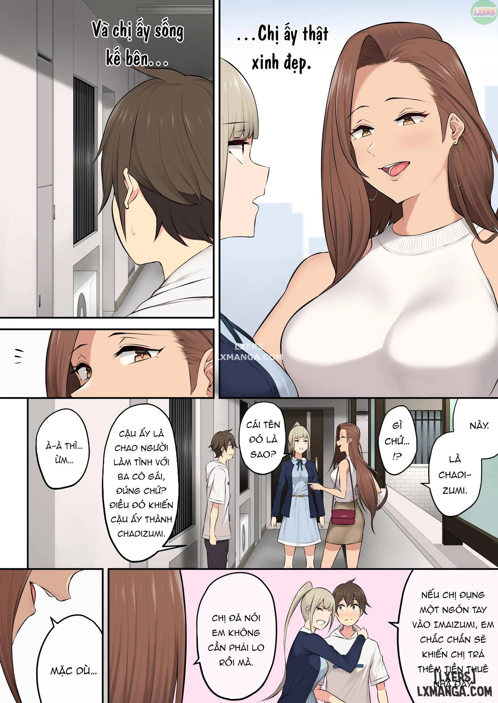 HentaiVN.net - Ảnh 31 - Imaizumi đưa cả bầy Gyaru về nhà mình - Chapter 4