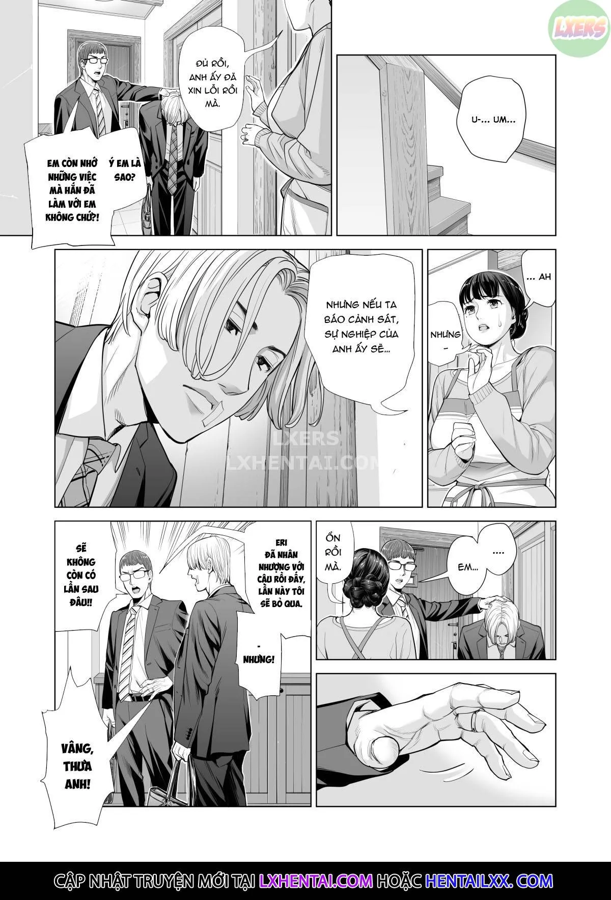HentaiVN.net - Ảnh 31 - A Housewife Stolen By A Coworker Besides Her Blackout Drunk Husband [Tsukiyo No Midare Zake (Zenpen) Moonlit Intoxication; Tsukiyo No Midare Zake (Kouhen) Moonlit Intoxication] - Chap 2
