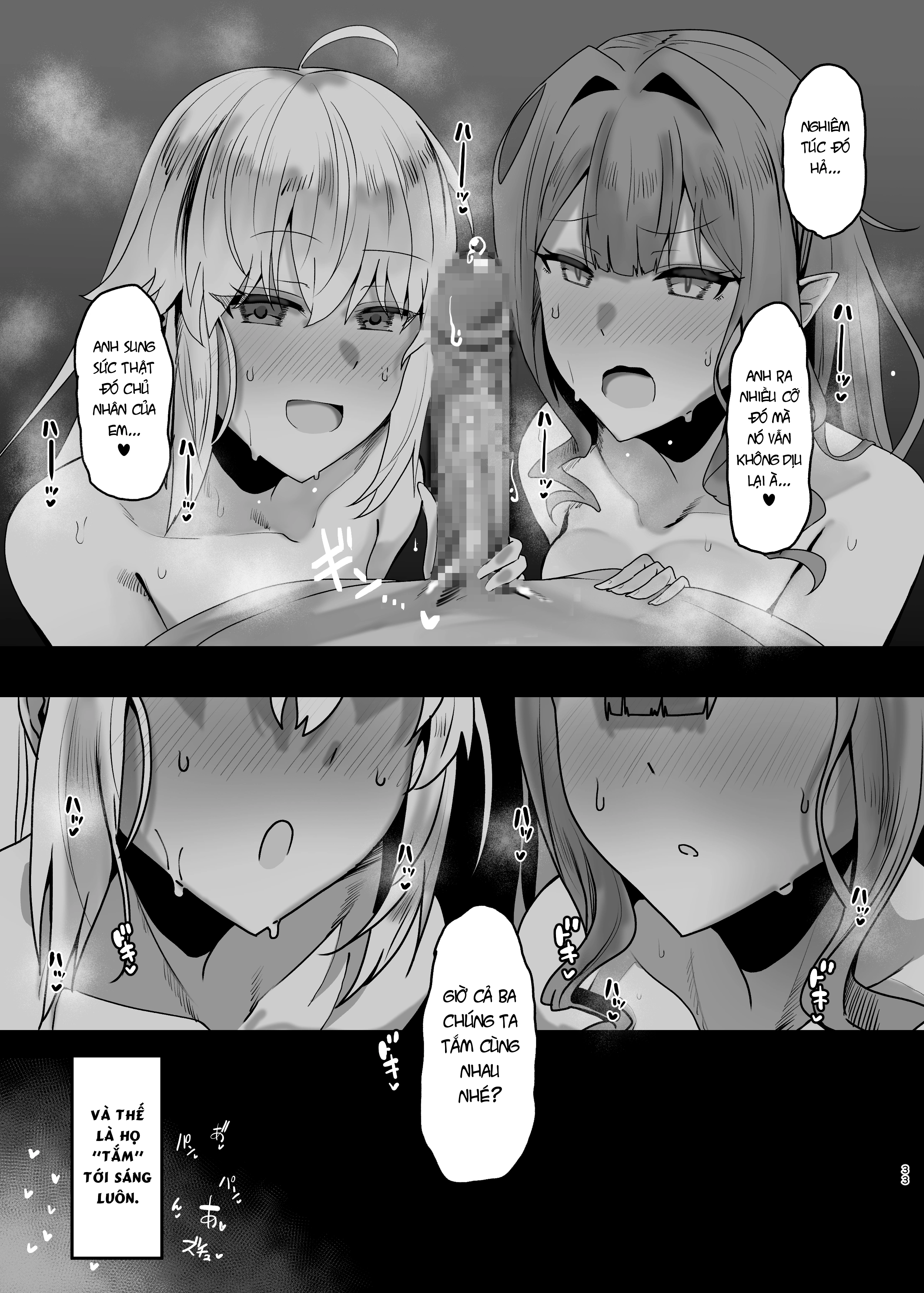 HentaiVN.net - Ảnh 32 - Có muốn làm tình tay ba không? - oneshot