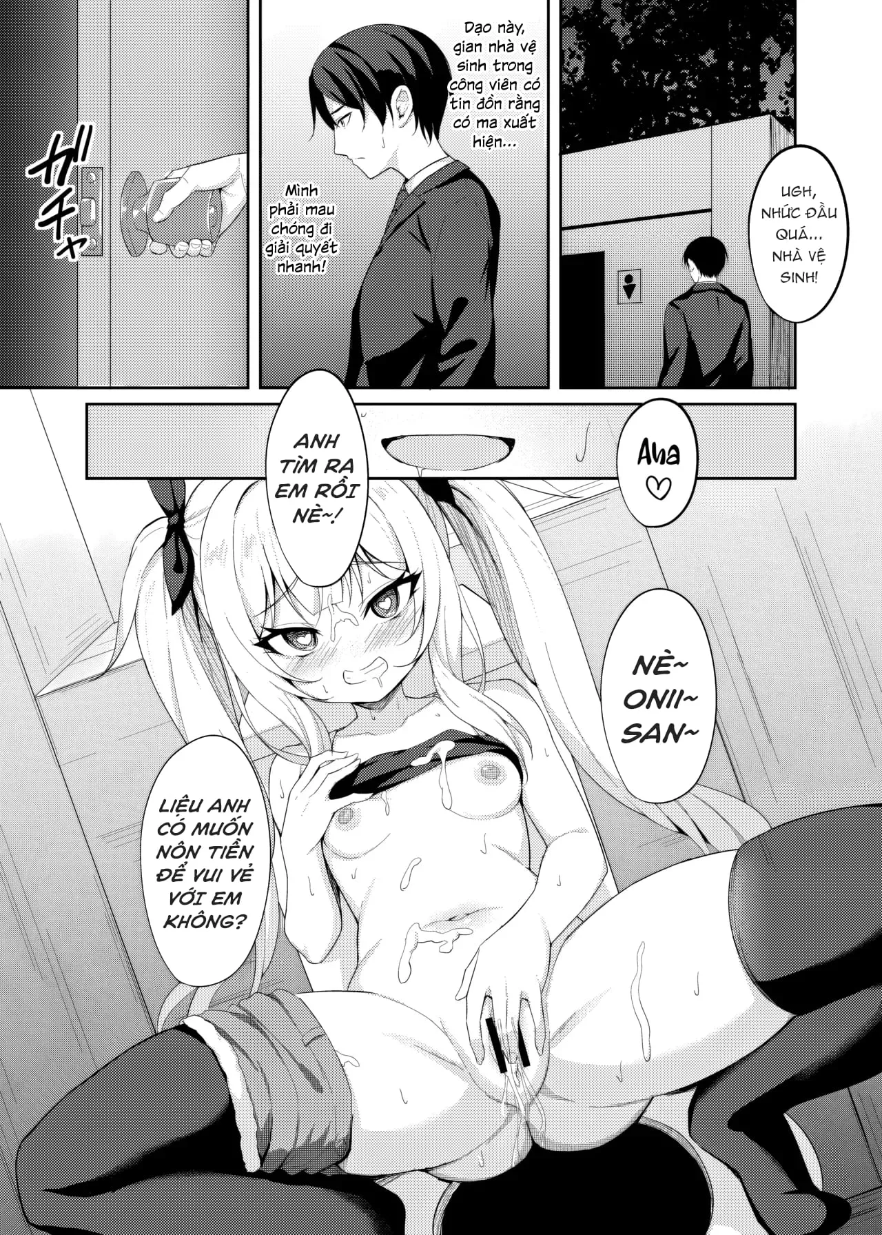 HentaiVN.net - Ảnh 30 - Ông chú dạy cháu gái bố láo bằng cách thôi miên - Chap 2: Giai đoạn bồn thịt công cộng