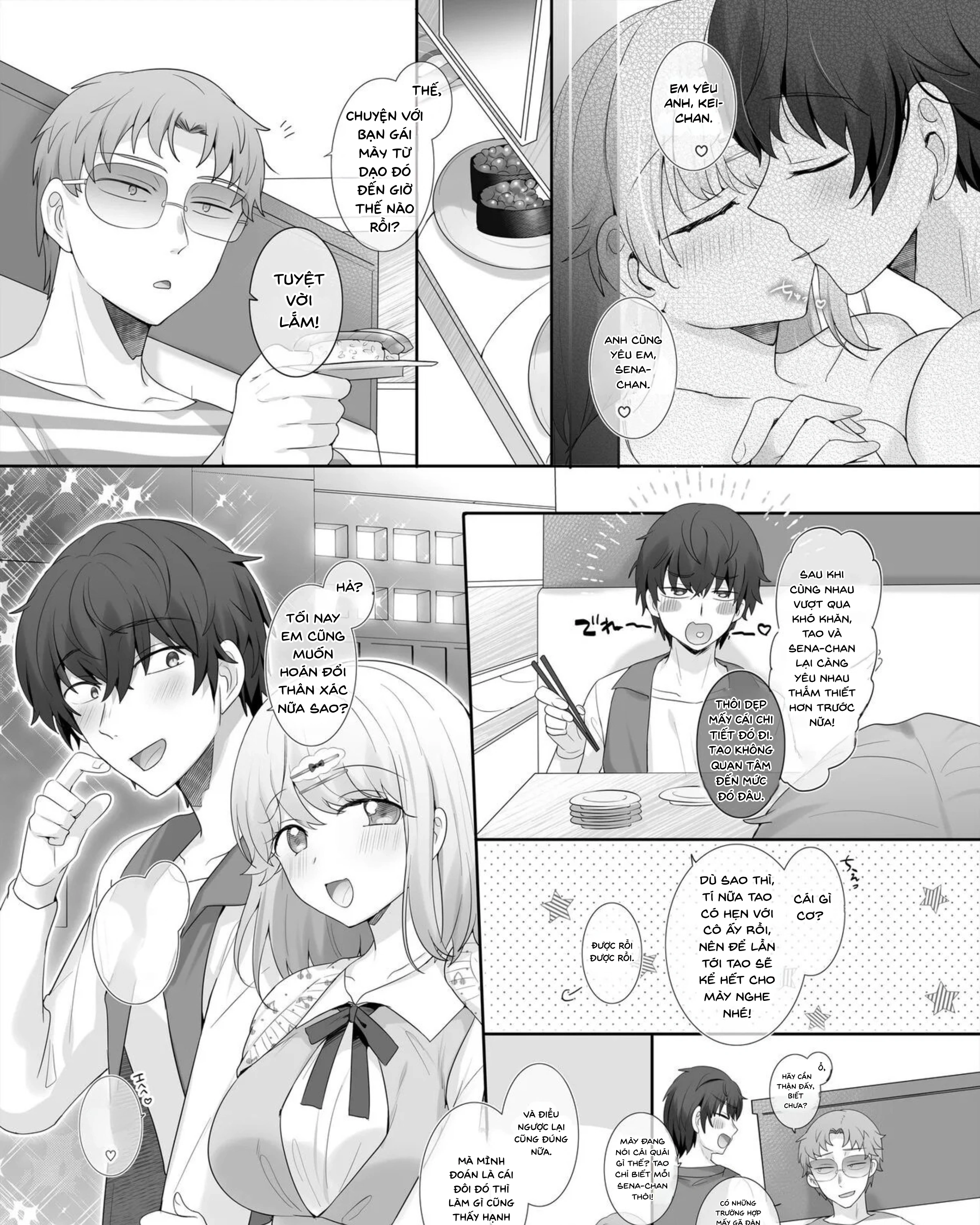 HentaiVN.net - Ảnh 64 - Những chỗ khiến cô ấy cảm thấy sung sướng - oneshot