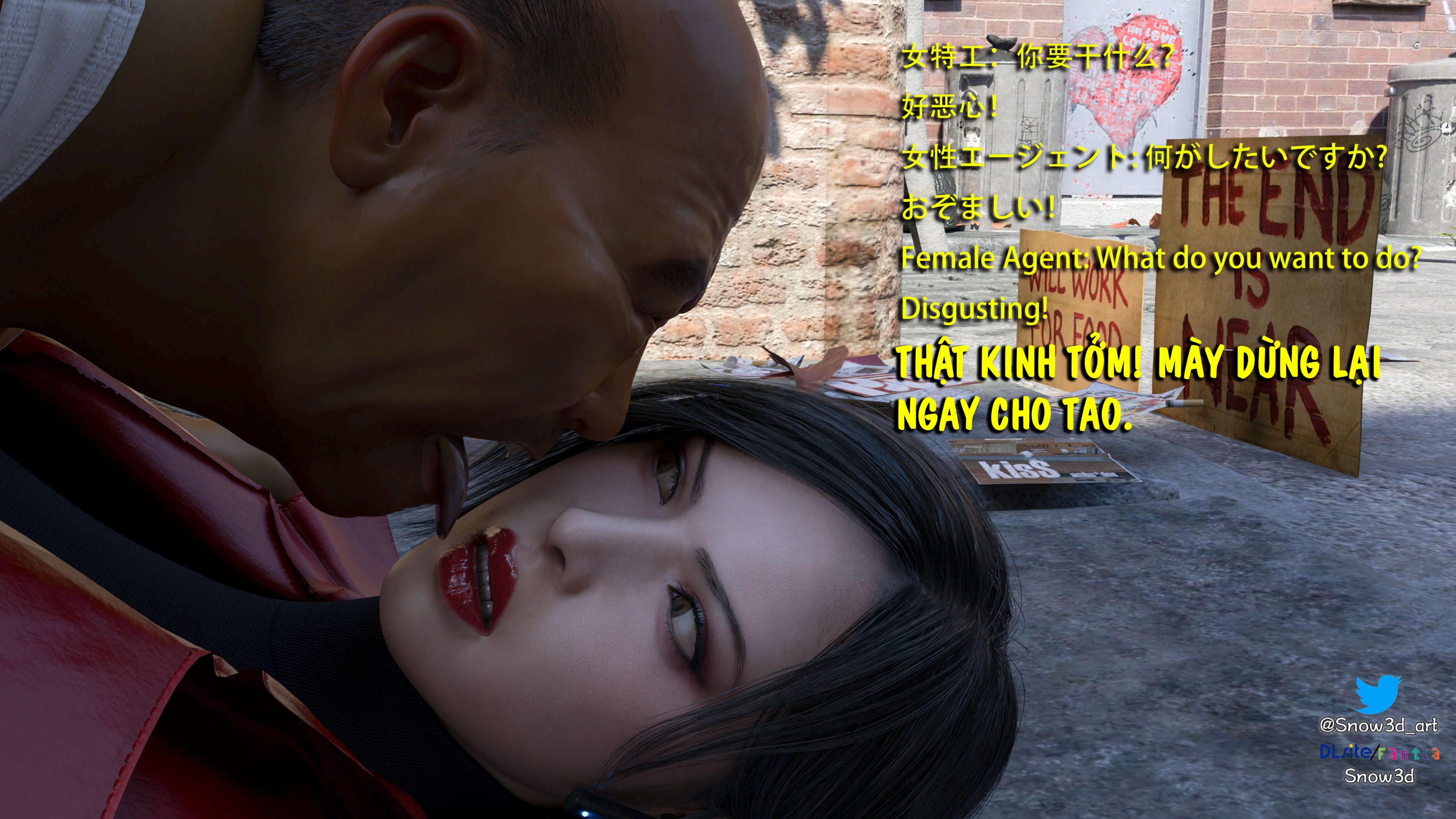 HentaiVN.net - Ảnh 33 - Ada Wong Và Kẻ Ăn Mày - Chap 2