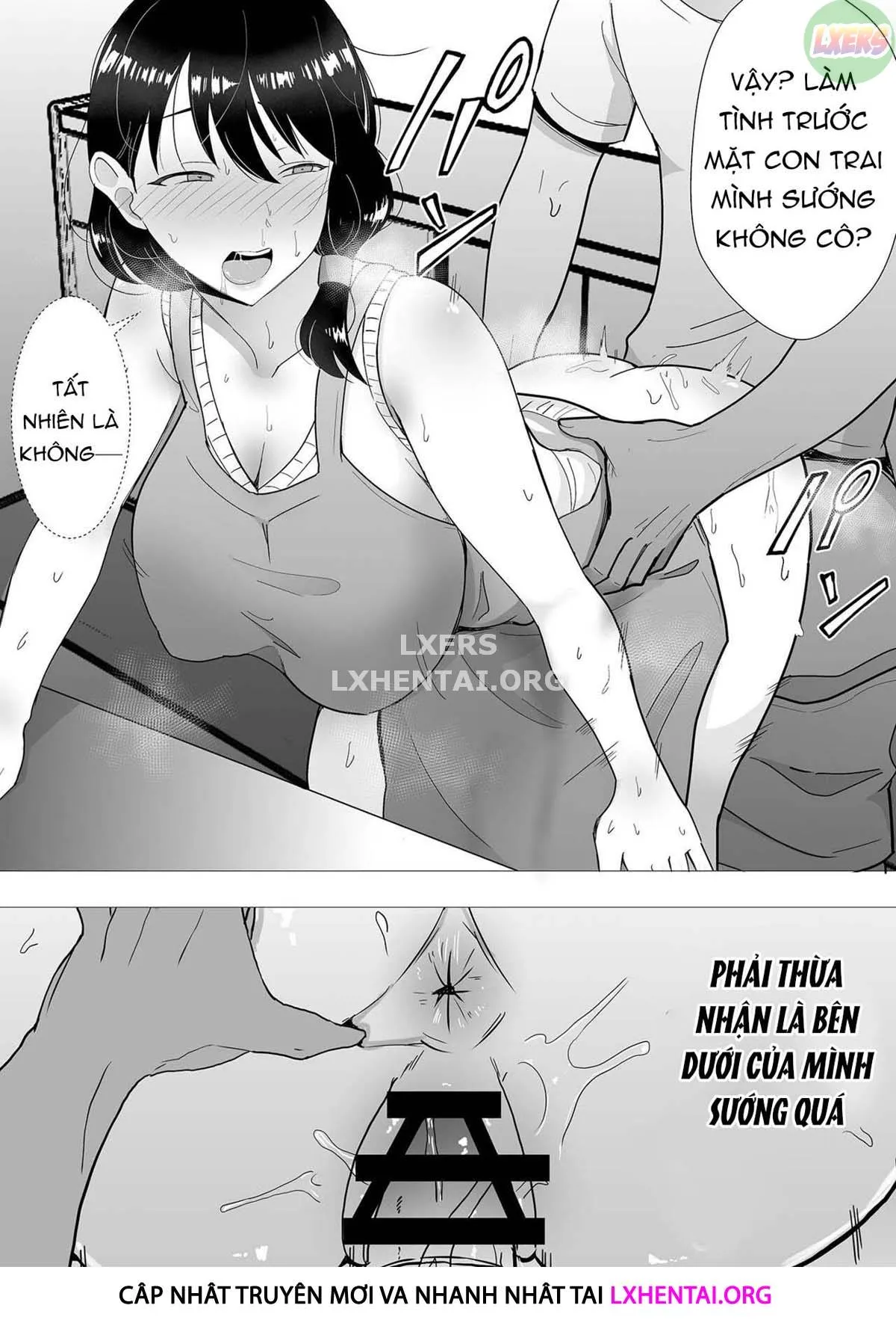 HentaiVN.net - Ảnh 32 - TomoKano Kaa-chan~ Daisuki na Ore no Hahaoya wa Aho na Shinyuu no Kanojo~ [My Mom Is My Friend's Girlfriend] - Chap 2