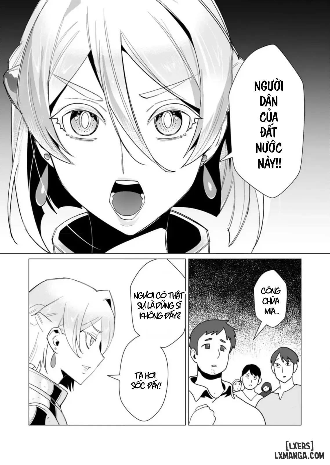 HentaiVN.net - Ảnh 32 - Vị Anh Hùng Muốn “Vợ Người Ta” Làm Phần Thưởng - Chap 10 : Dũng Sĩ x Nữ Hiệp Sĩ x Orc King
