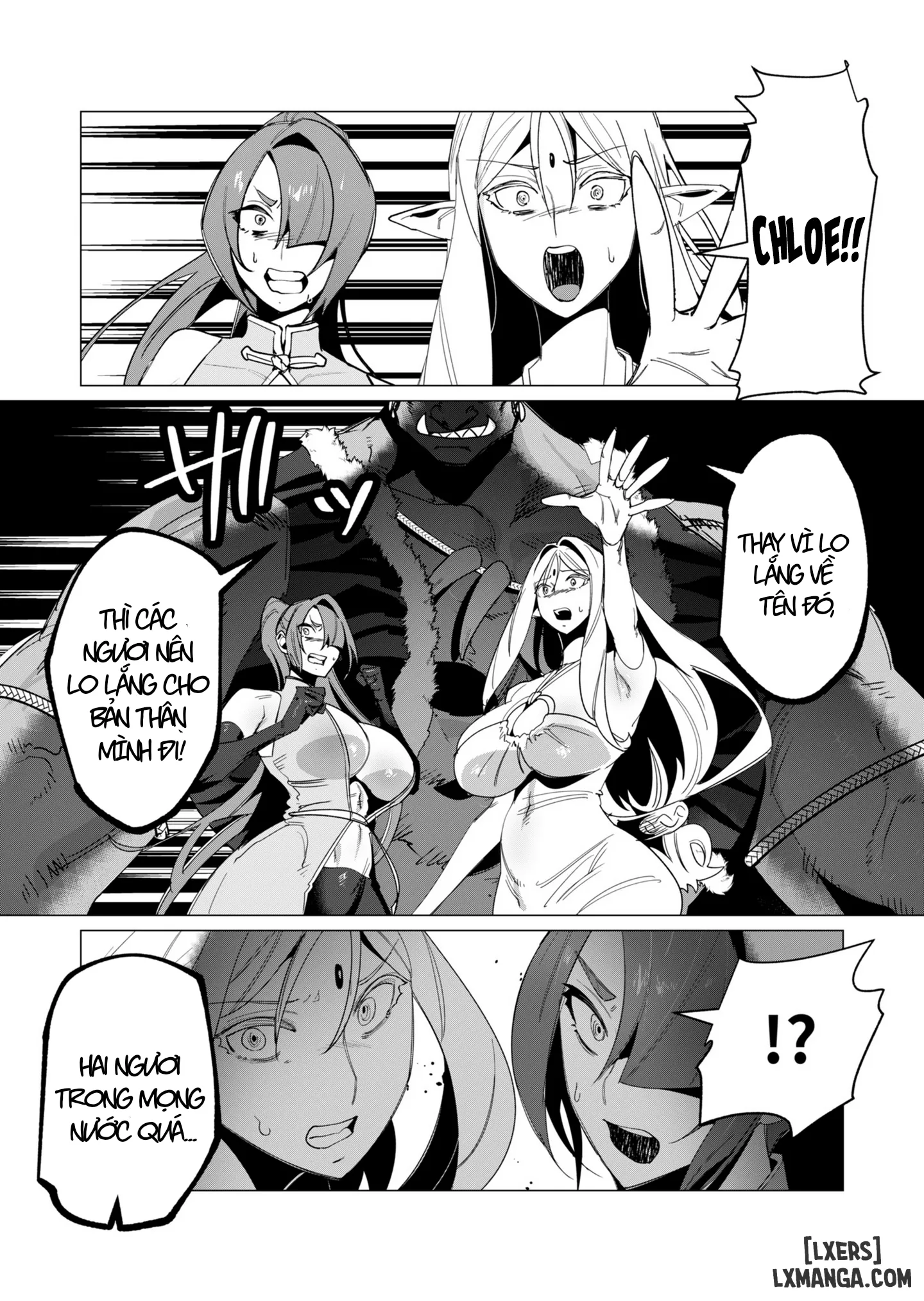 HentaiVN.net - Ảnh 30 - Vị Anh Hùng Muốn “Vợ Người Ta” Làm Phần Thưởng - Chap 12 : Dũng Sĩ x Nữ Hiệp Sĩ x Orc King(Phần 3)