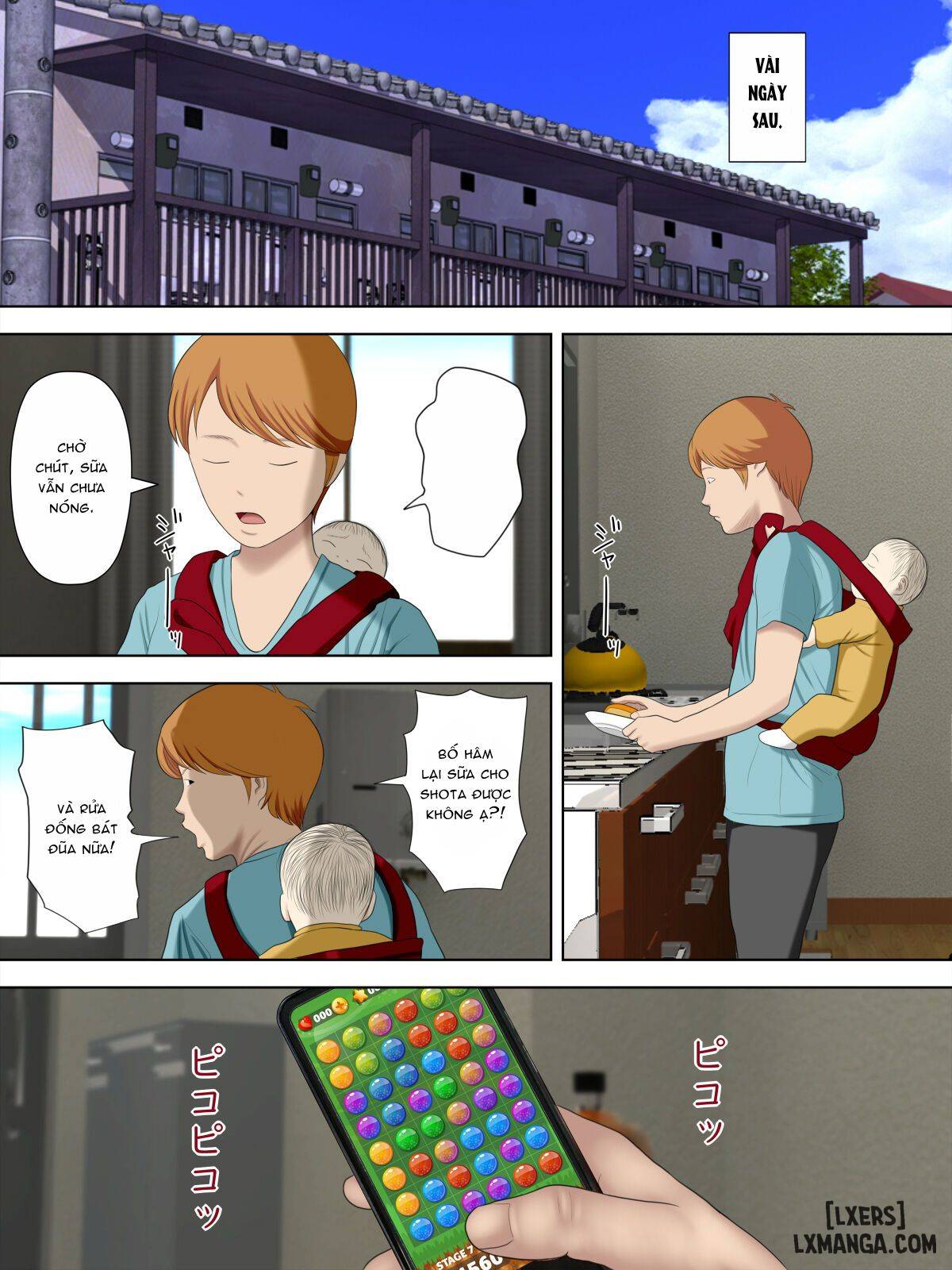 HentaiVN.net - Ảnh 32 - Manbiki Mama to Tencho no Musuko [Shoplifting Mom And Store Manager's Son] - Chapter 6