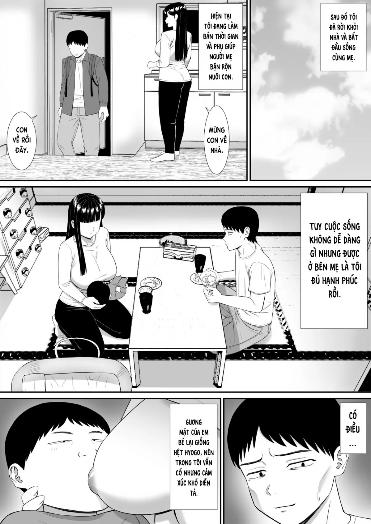 HentaiVN.net - Ảnh 32 - Thằng bắt nạt tôi nó địt mẹ tôi!?  - Phần 5 - Chap 3 - End