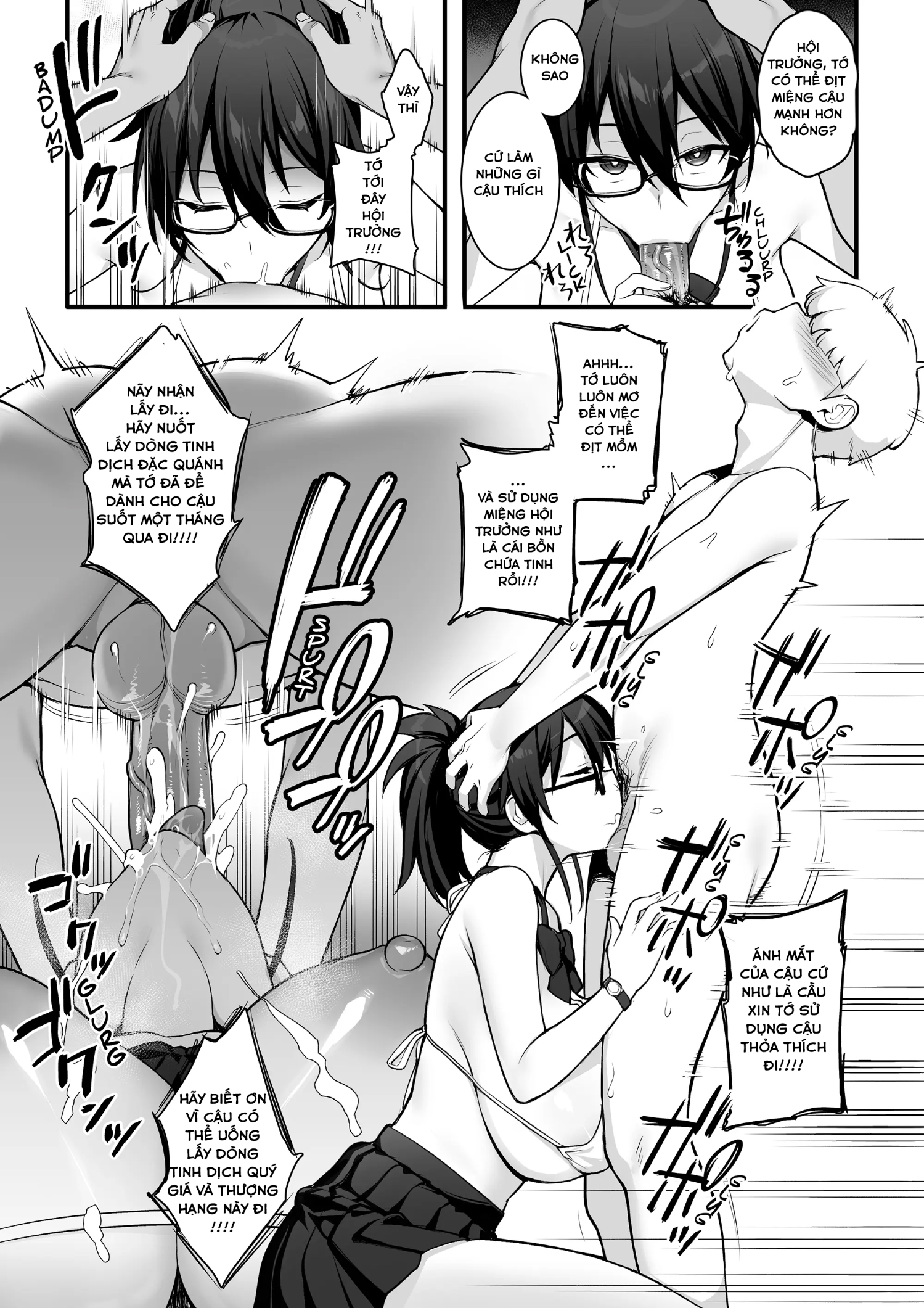 HentaiVN.net - Ảnh 33 - Atarashii Fuuki Iinchou wa Kyonyuu Sugiru Ken - Phần 1 - Full 4 chap