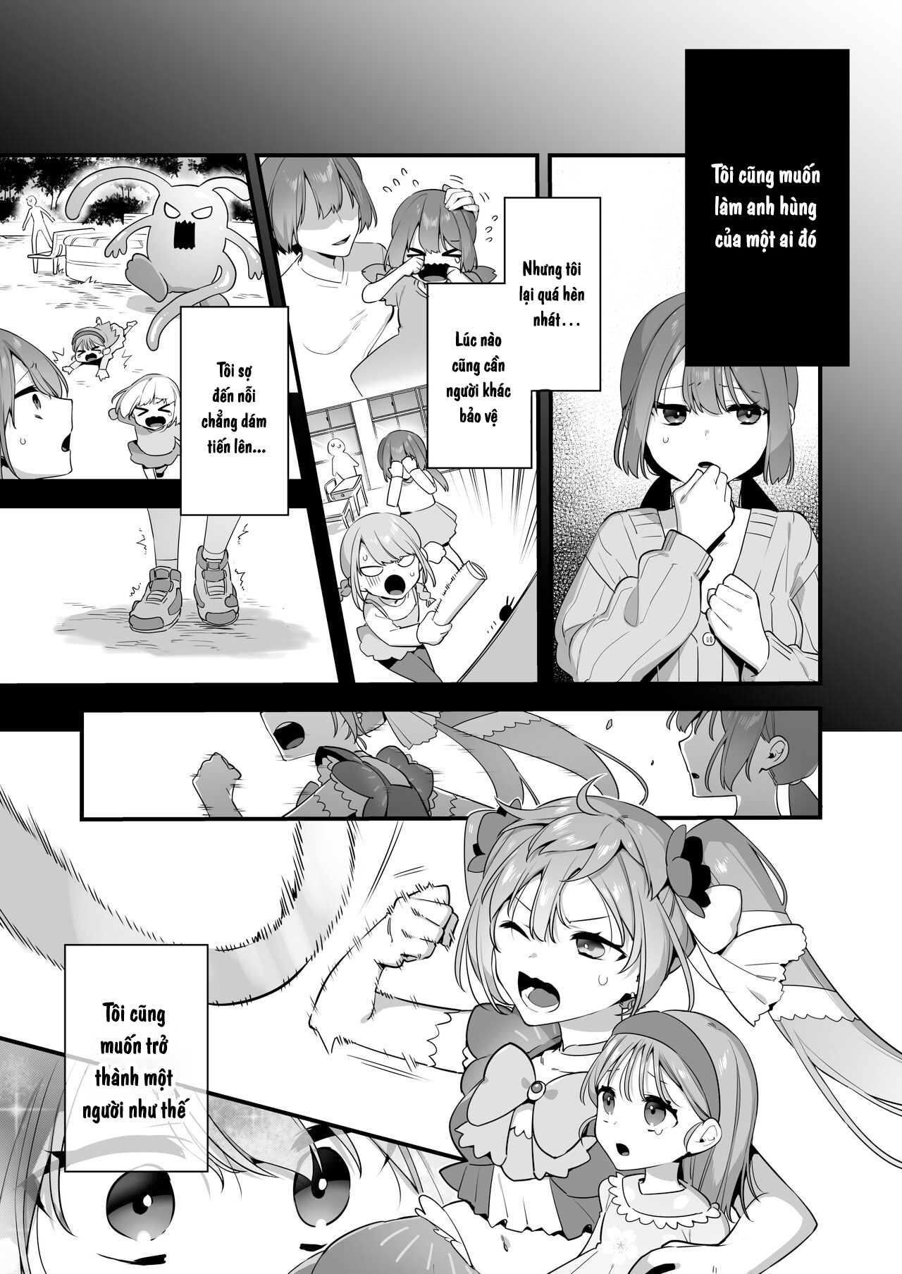 HentaiVN.net - Ảnh 33 - Aku no Tesaki ni Natta node. ~Mahou Shoujo o Ryoujoku Shimasu~ 2 - Chap 1