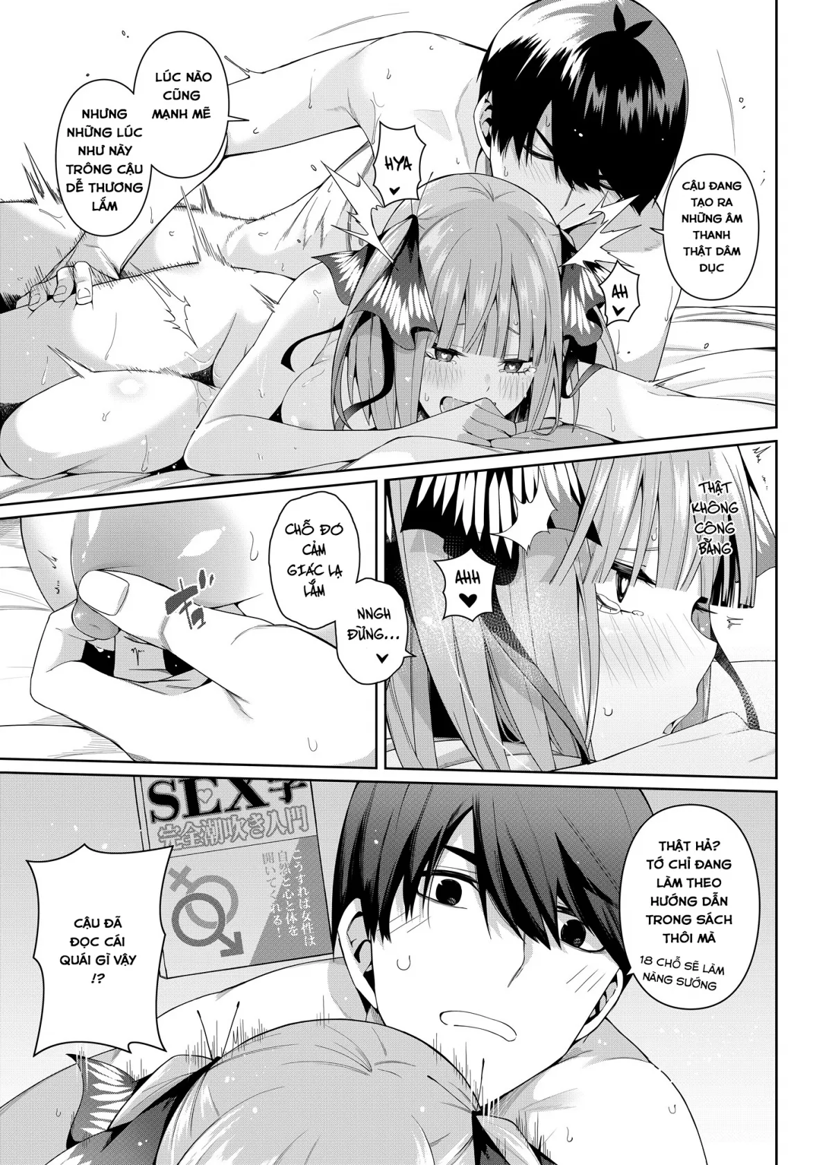 HentaiVN.net - Ảnh 32 - Nibun no Yuudou (Gotoubun no Hanayome) [Half Seduction] - Oneshot
